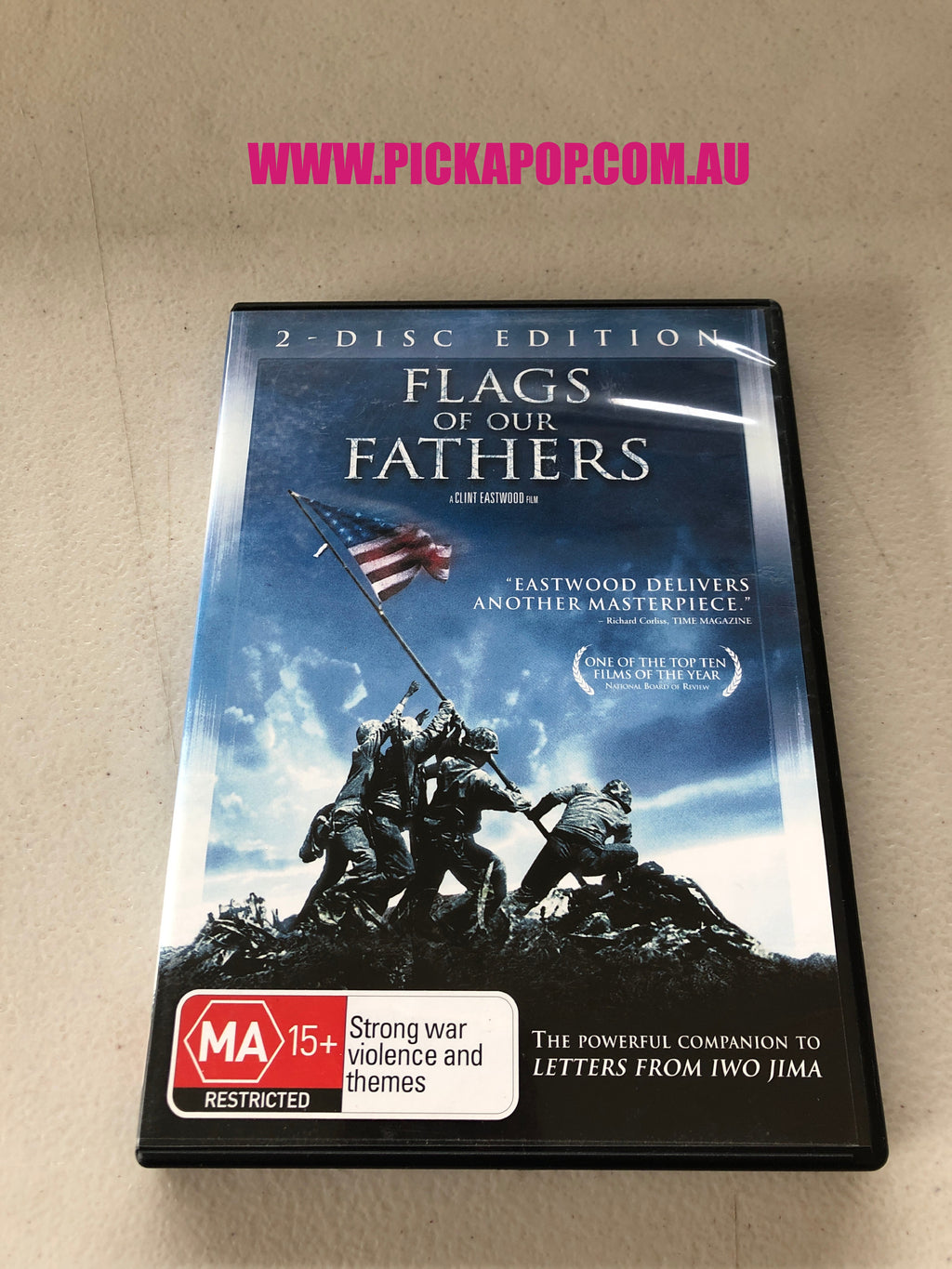 FLAGS OF OUR FATHERS 2 Disc Edition - PAL Region 4 - DVD Cleaned and Tested