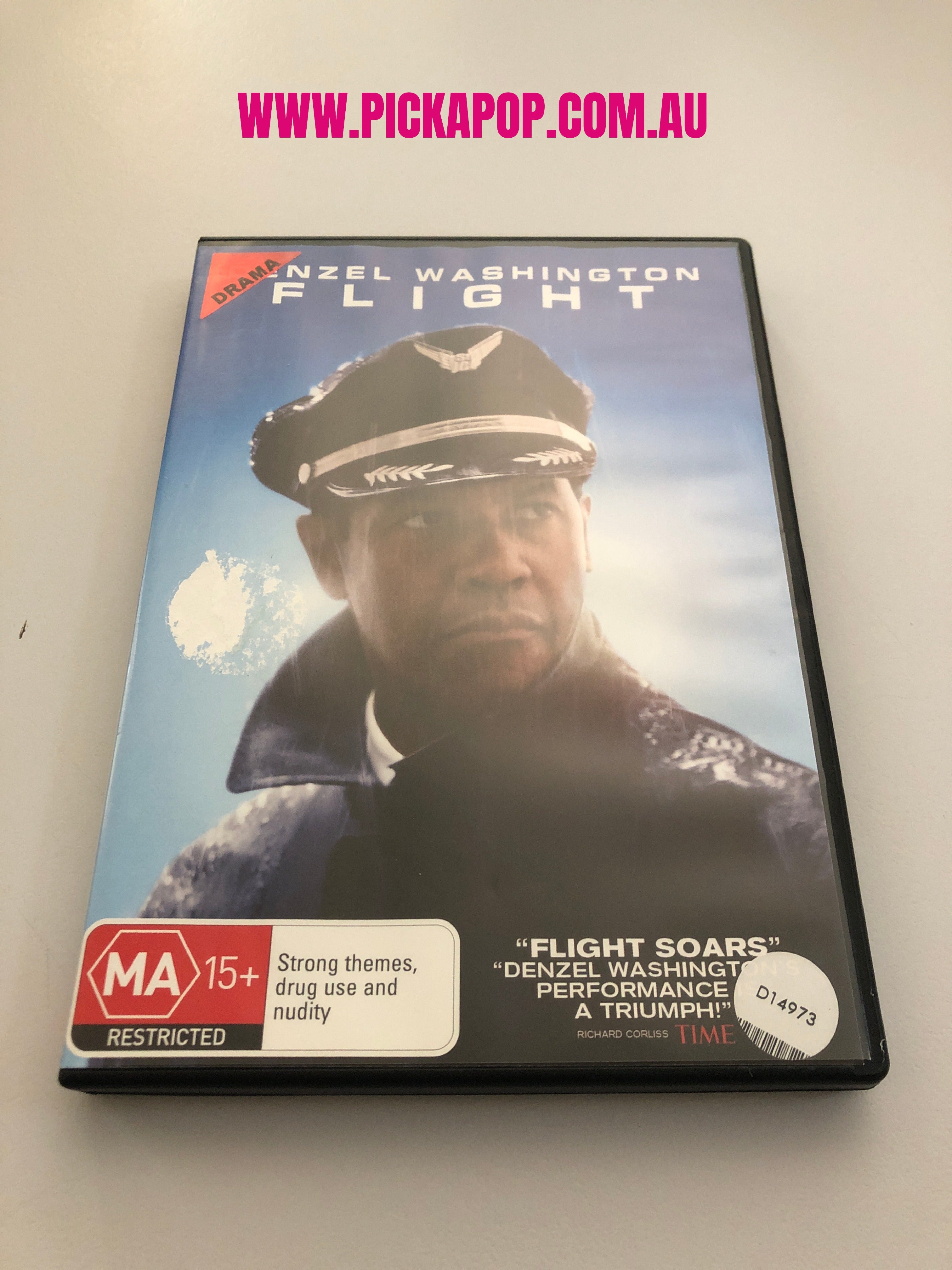 FLIGHT - EX RENTAL - (PAL Region 4) DVD Cleaned and Tested