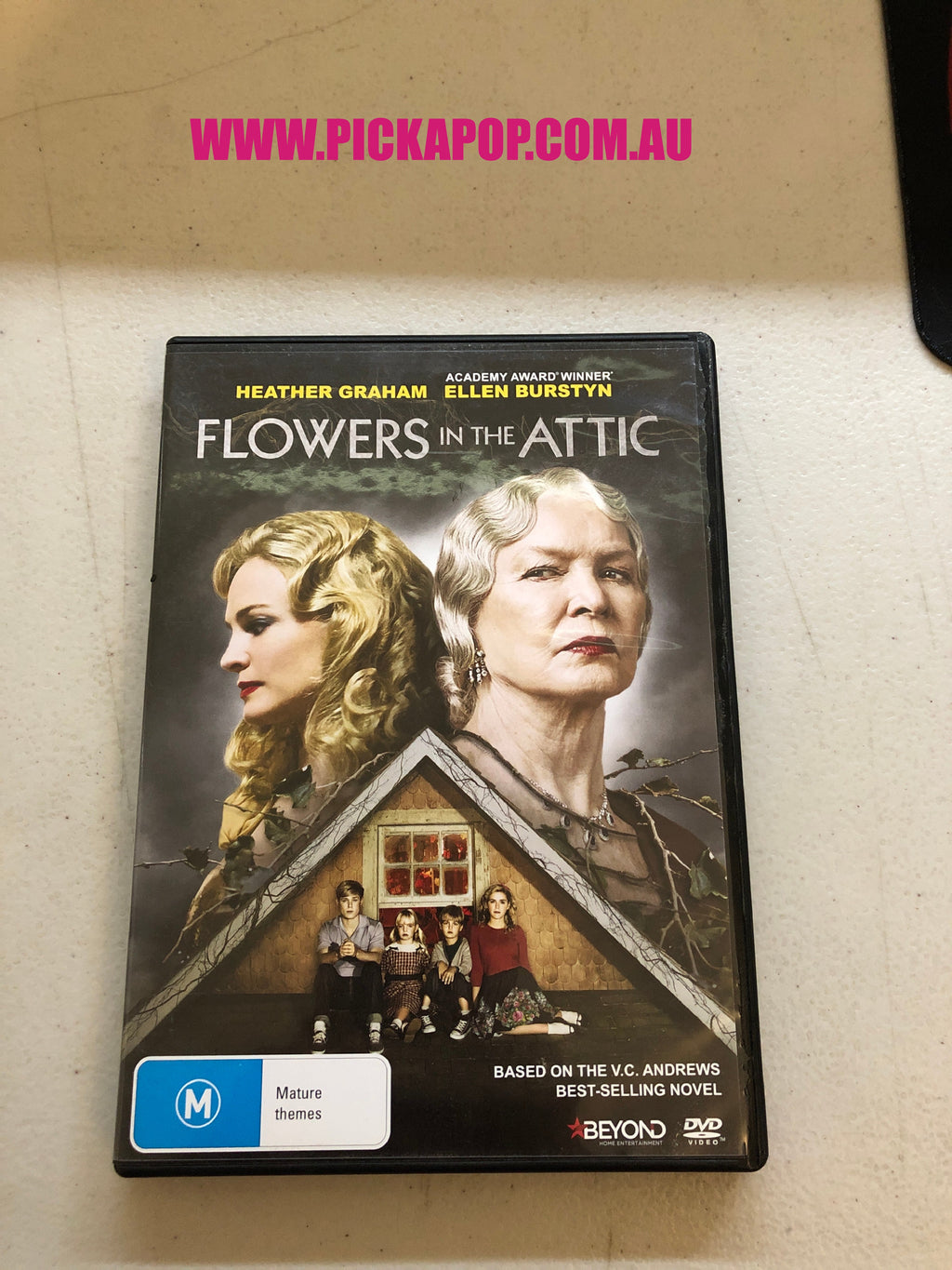 FLOWERS IN THE ATTIC - PAL Region 4 - DVD Cleaned and Tested