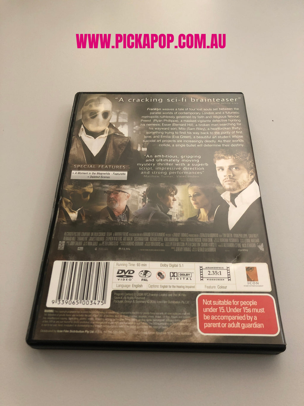 FRANKLYN - (PAL Region 4) DVD Cleaned and Tested