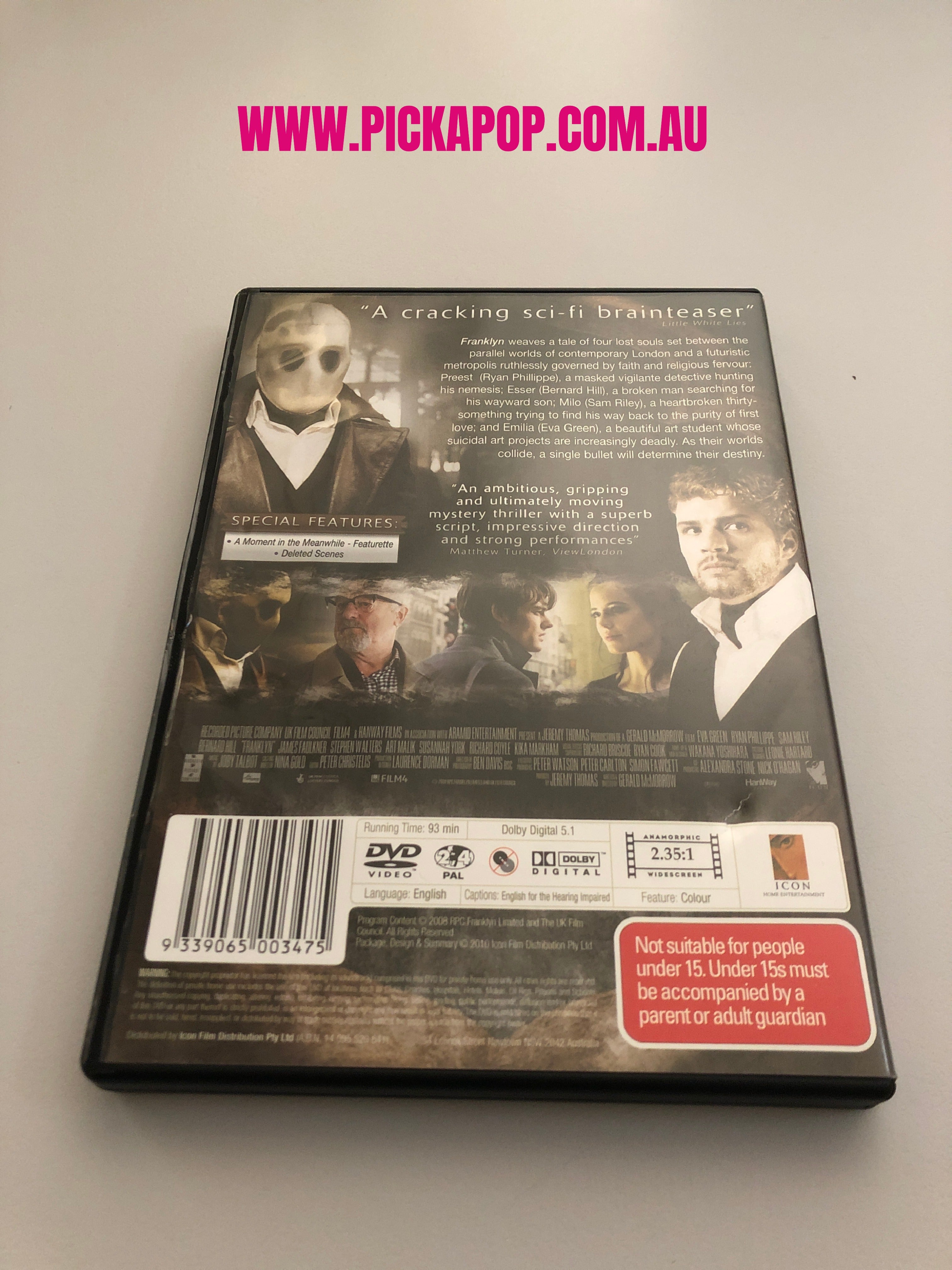 FRANKLYN - (PAL Region 4) DVD Cleaned and Tested