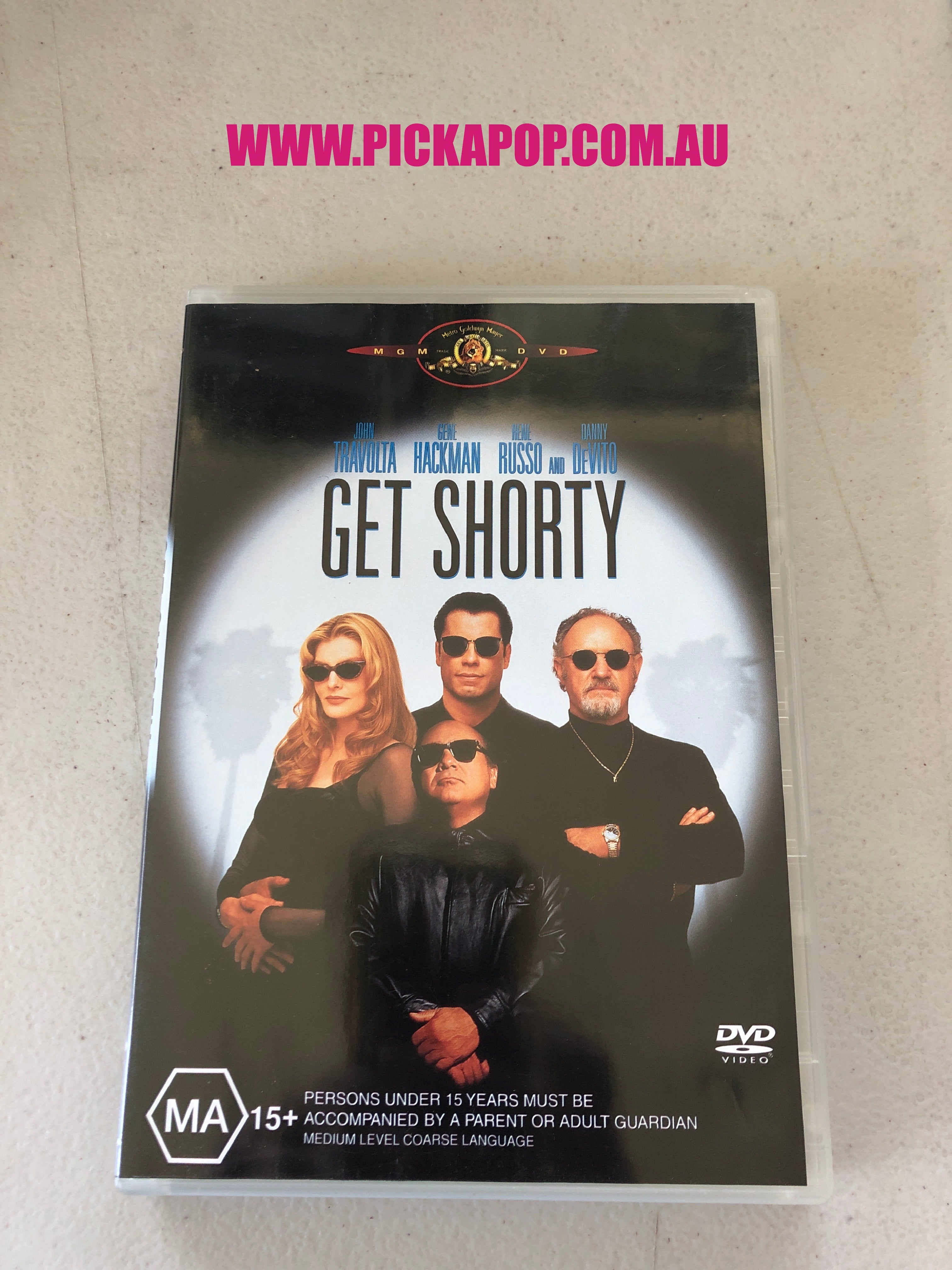 GET SHORTY - PAL Region 4 - DVD Cleaned and Tested