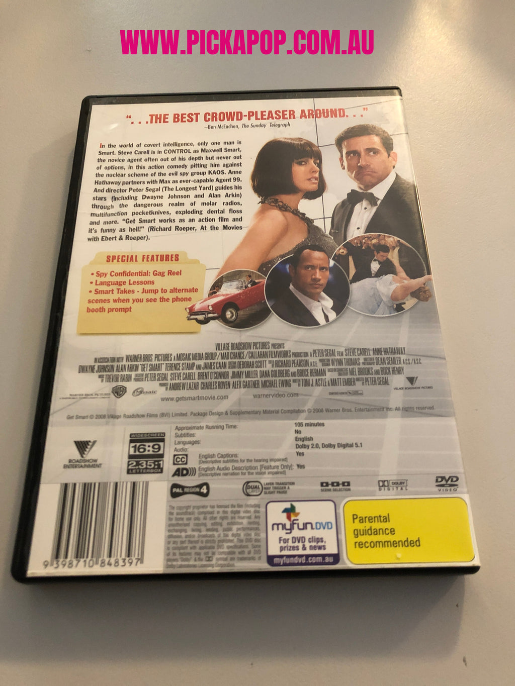 GET SMART - (PAL Region 4) DVD Cleaned and Tested