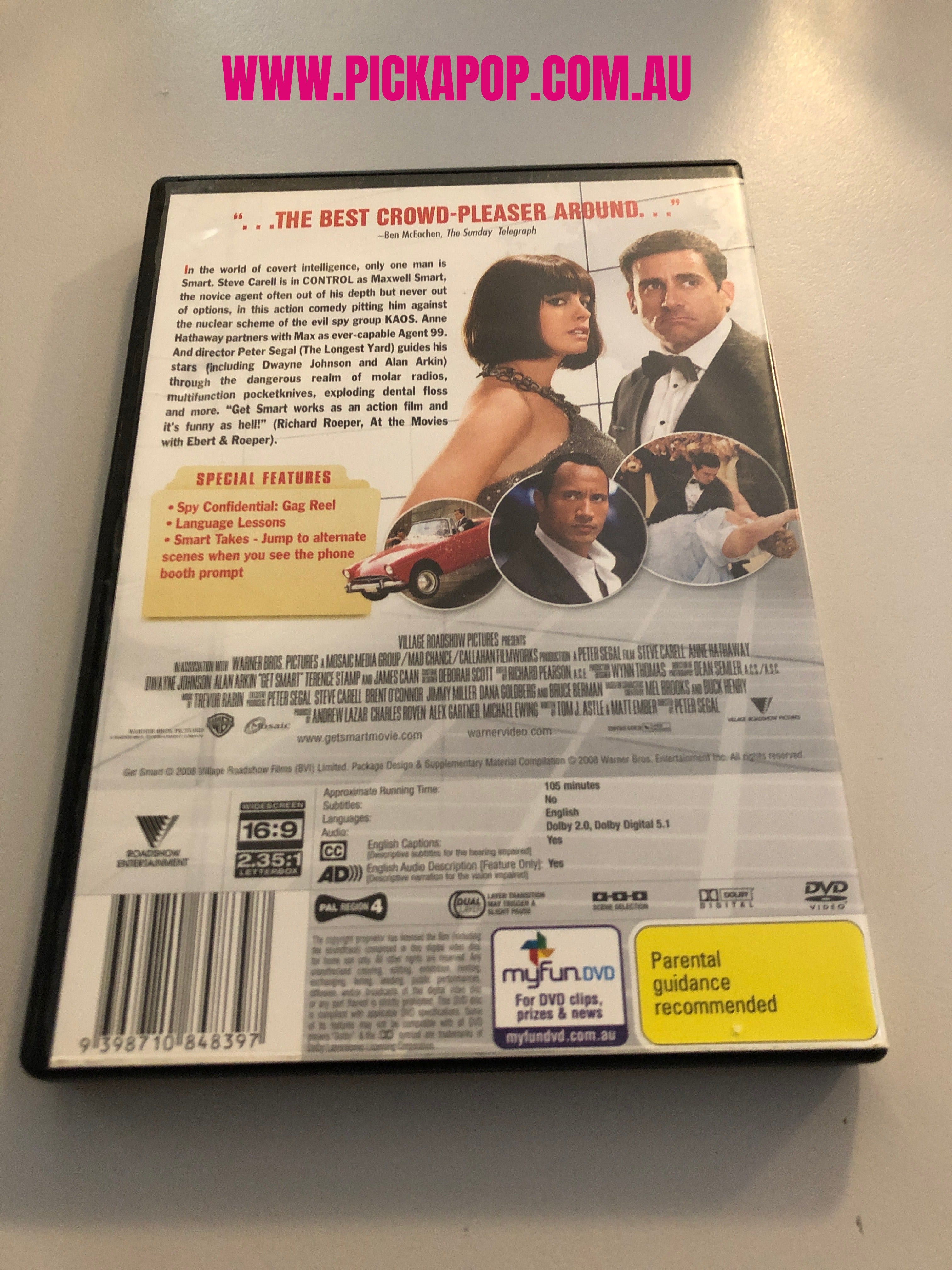 GET SMART - (PAL Region 4) DVD Cleaned and Tested