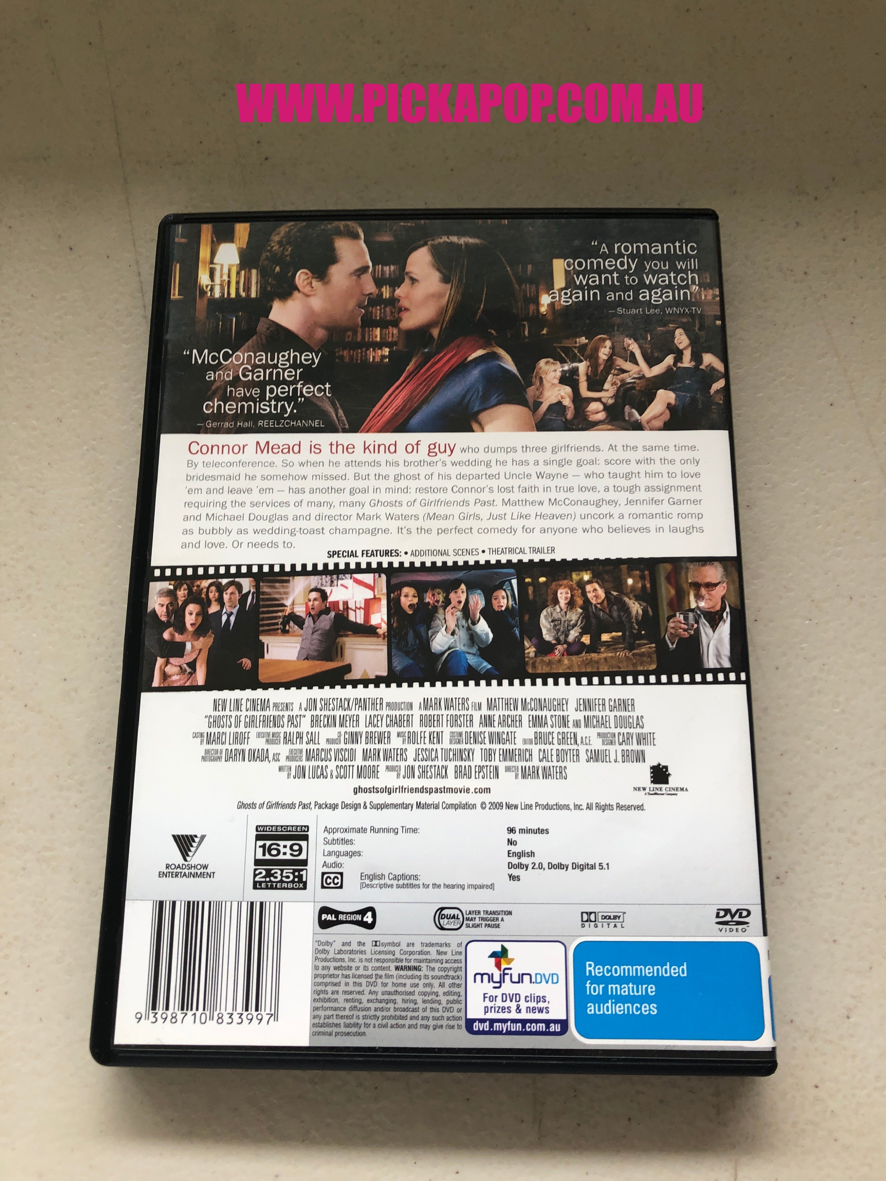 GHOSTS OF GIRLFRIENDS PAST - PAL Region 4 - DVD Cleaned and Tested