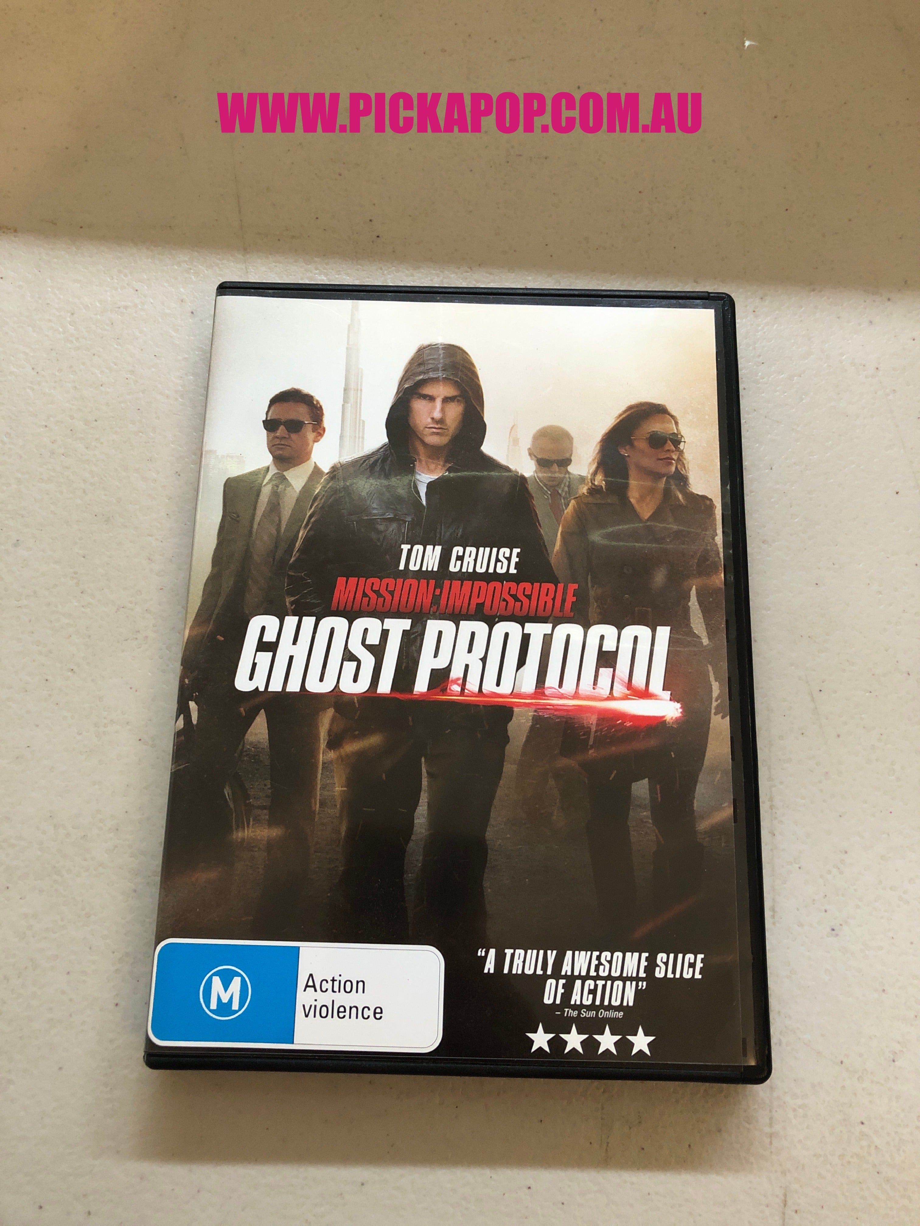 GHOST PROTOCOL - PAL Region 4 - DVD Cleaned and Tested