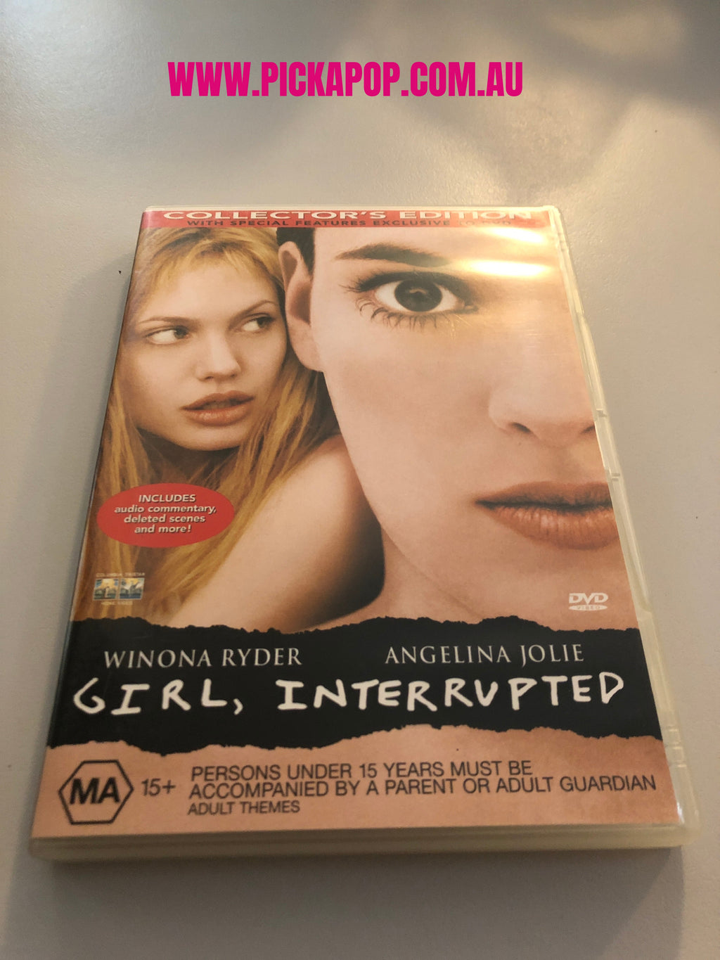 GIRL,INTERRUPTED - (PAL Region 4) DVD Cleaned and Tested