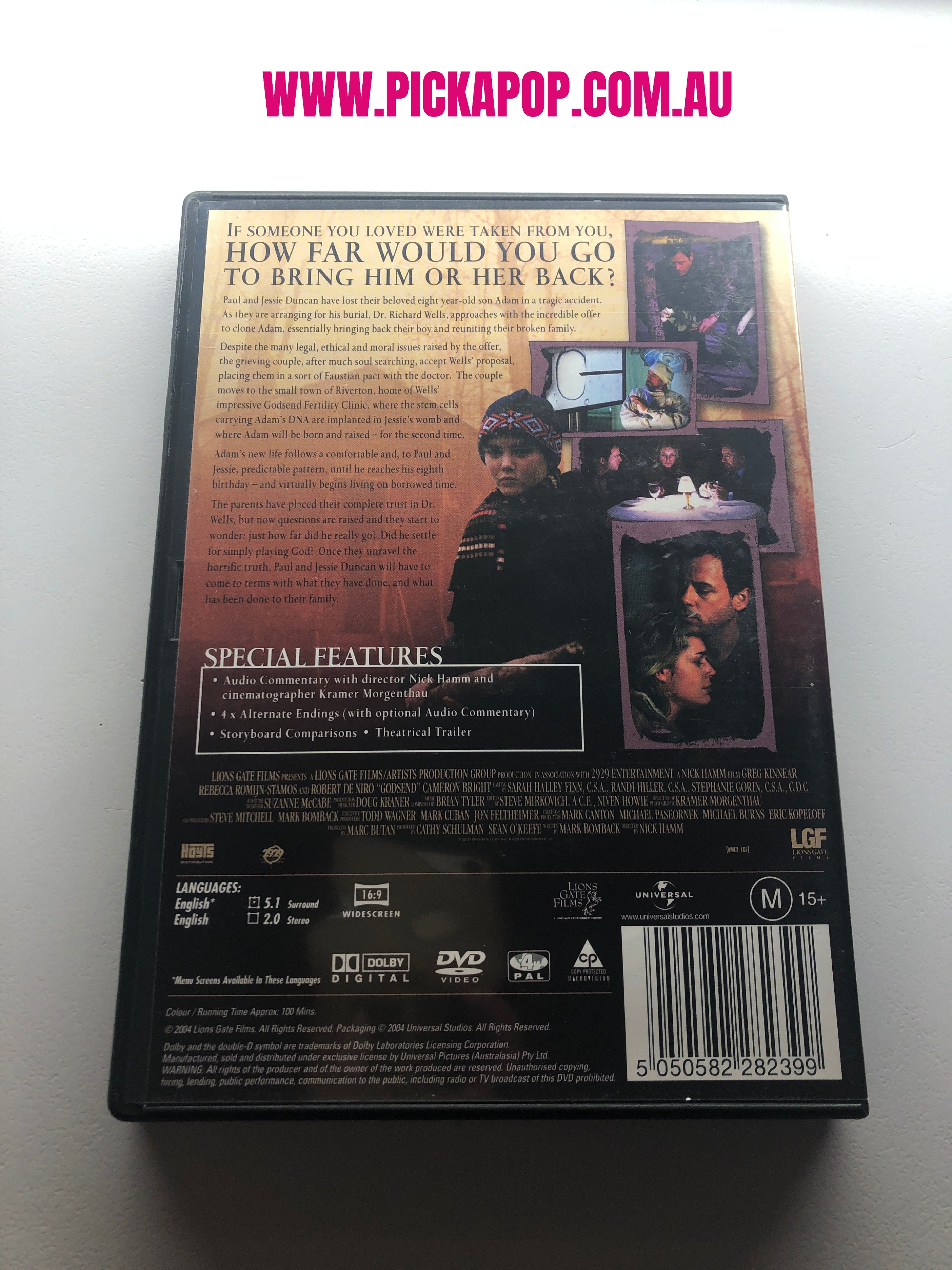 GODSEND - (PAL Region 4) DVD Cleaned and Tested