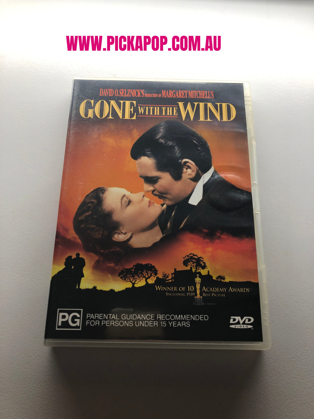 GONE WITH THE WIND - (PAL Region 4) DVD Cleaned and Tested