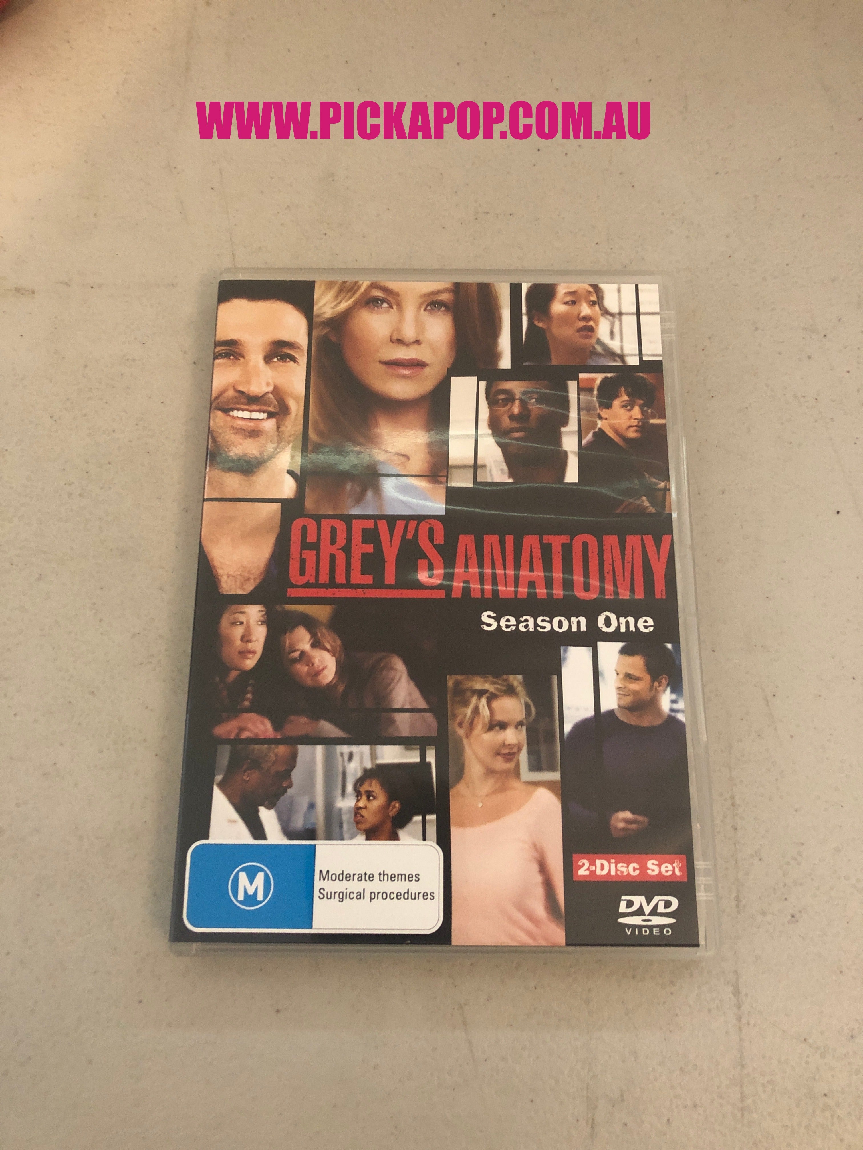 GREYS ANATOMY - PAL Region 4 - DVD Cleaned and Tested