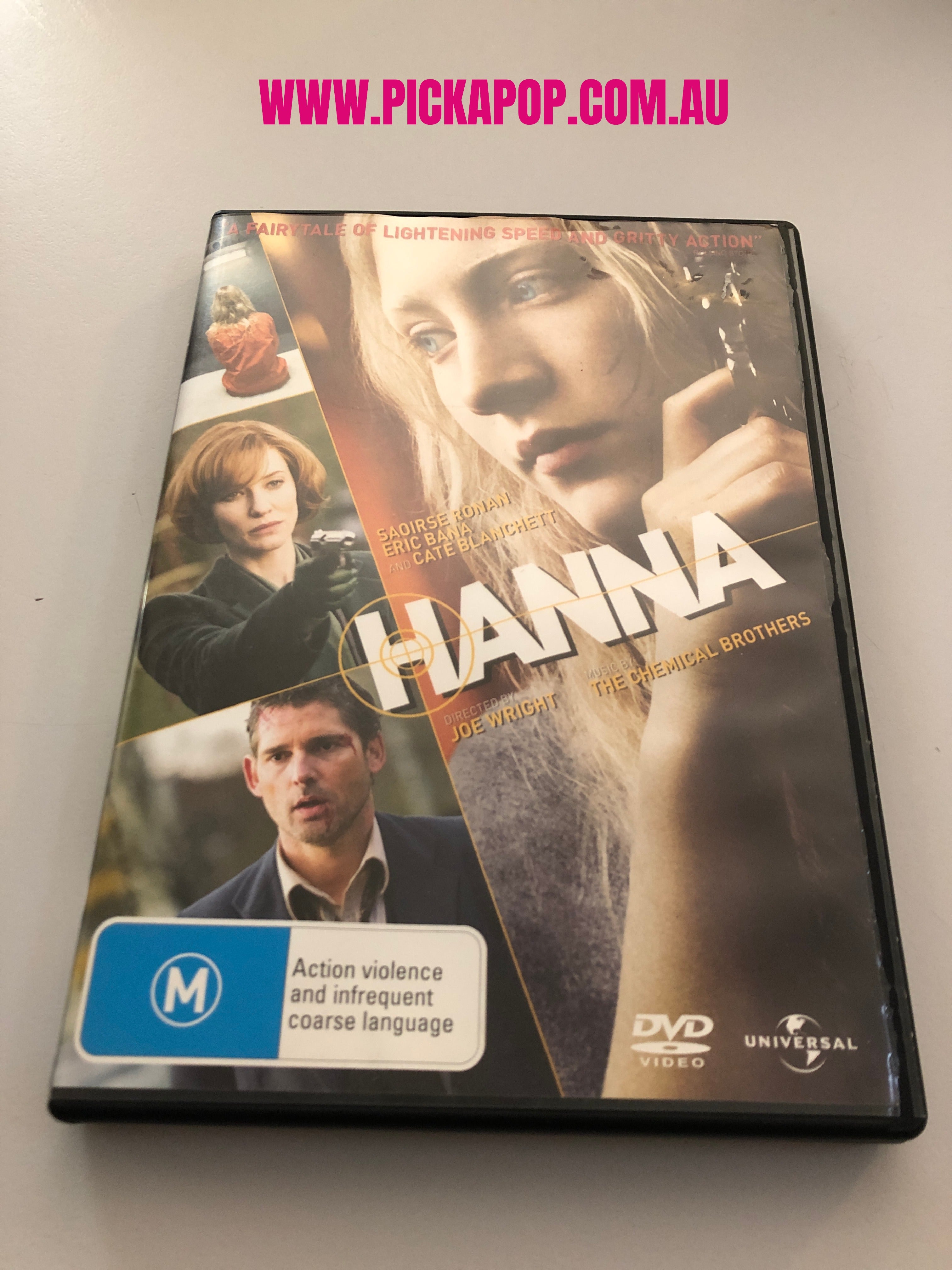 HANNA - (PAL Region 4) DVD Cleaned and Tested