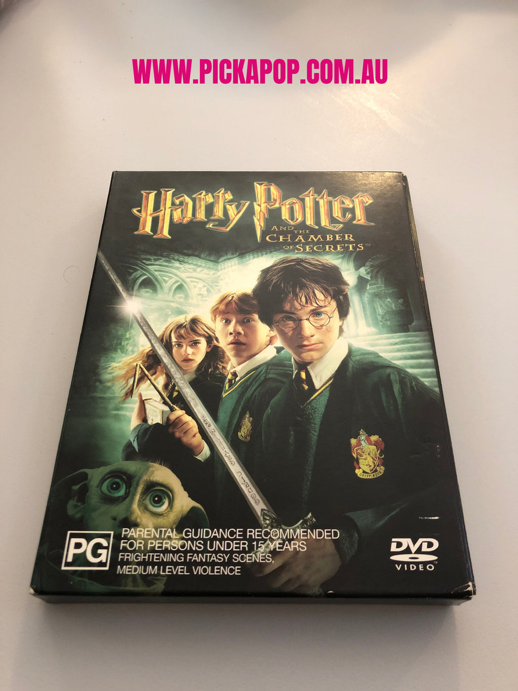 HARRY POTTER AND THE CHAMBER SECRETS - (PAL Region 4) DVD Cleaned and Tested