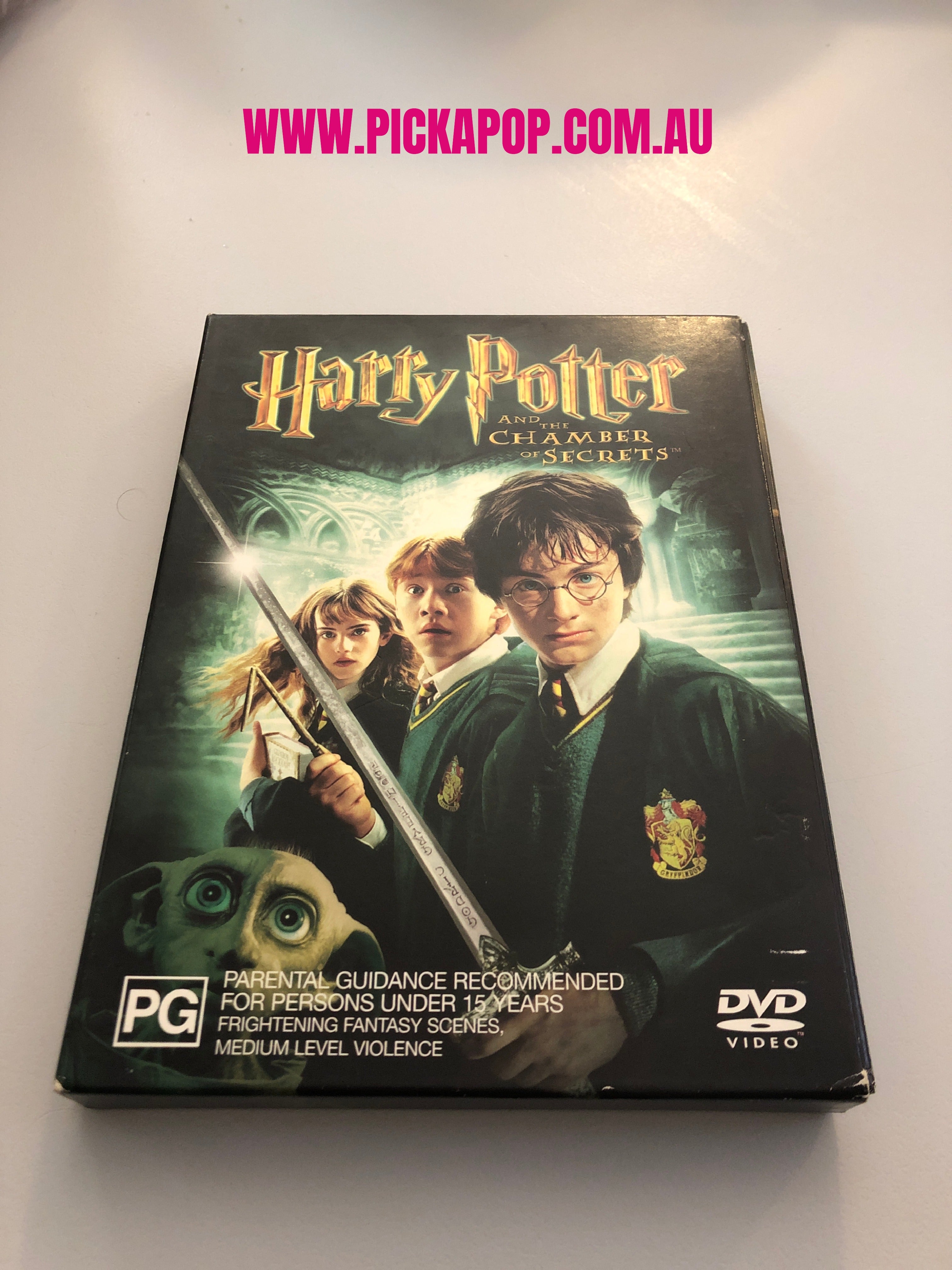 HARRY POTTER AND THE CHAMBER SECRETS - (PAL Region 4) DVD Cleaned and Tested