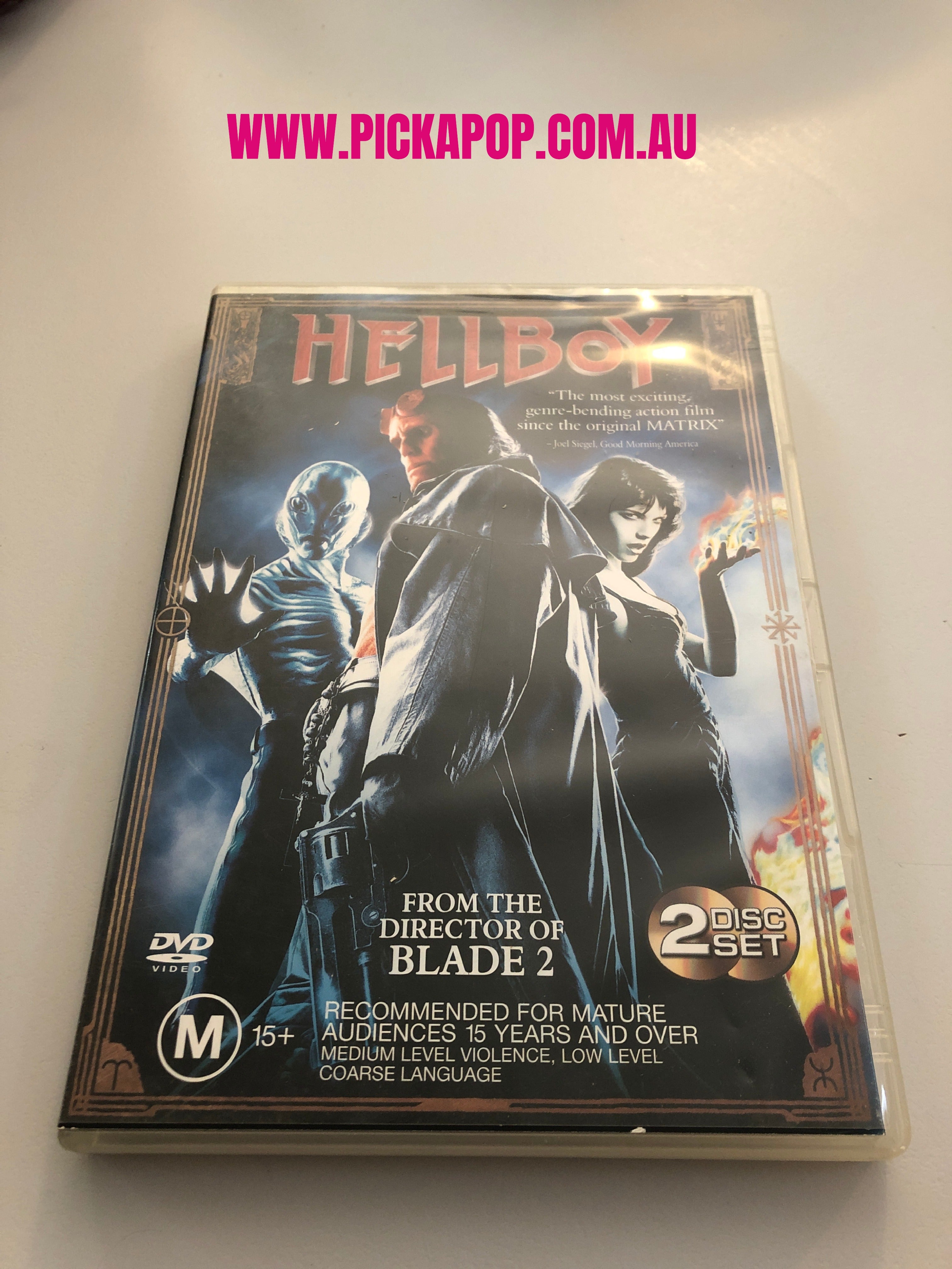 HELLBOY - (PAL Region 4) DVD Cleaned and Tested
