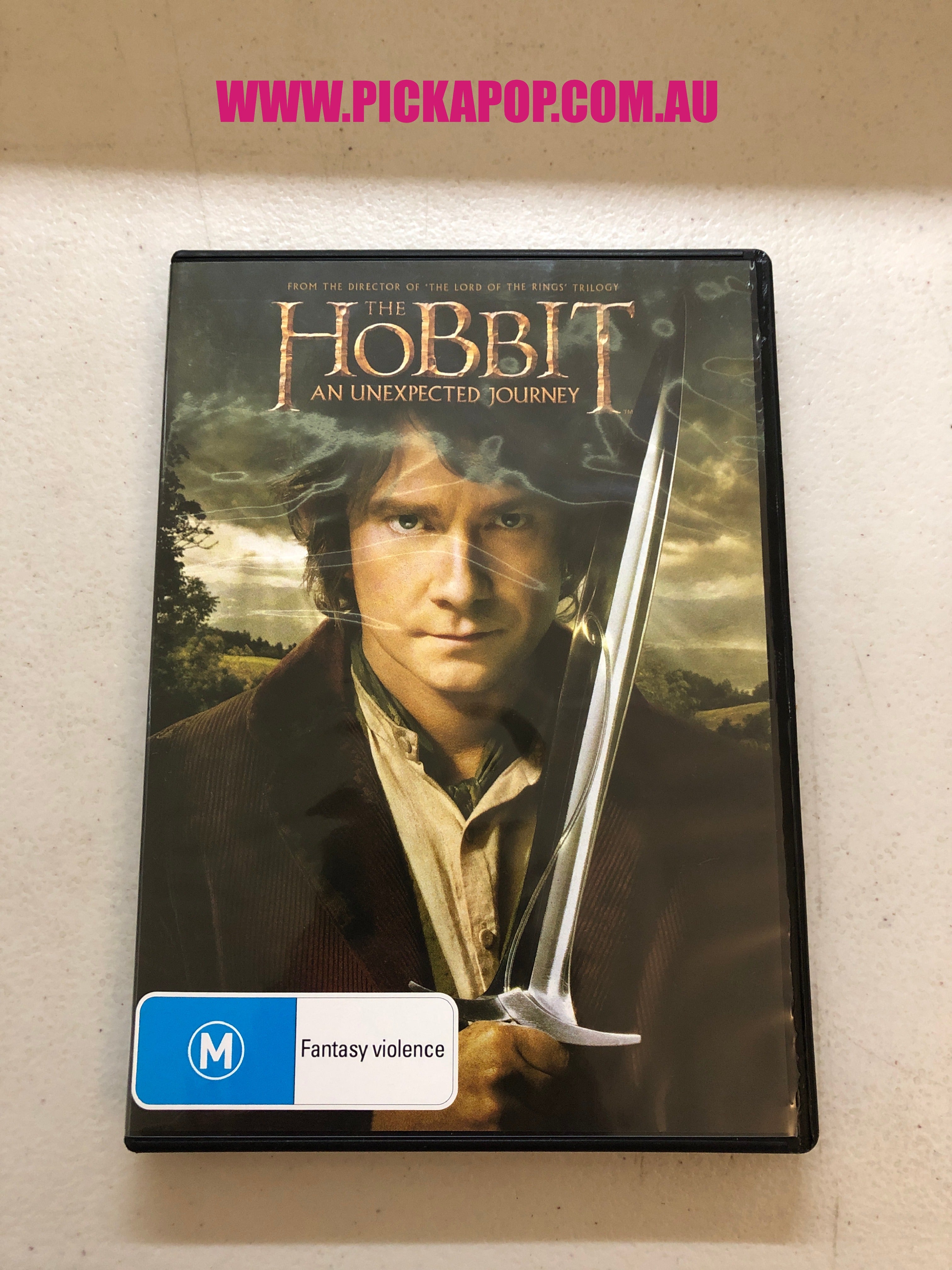 THE HOBBIT AN UNEXPECTED JOURNEY - PAL Region 4 - DVD Cleaned and Tested