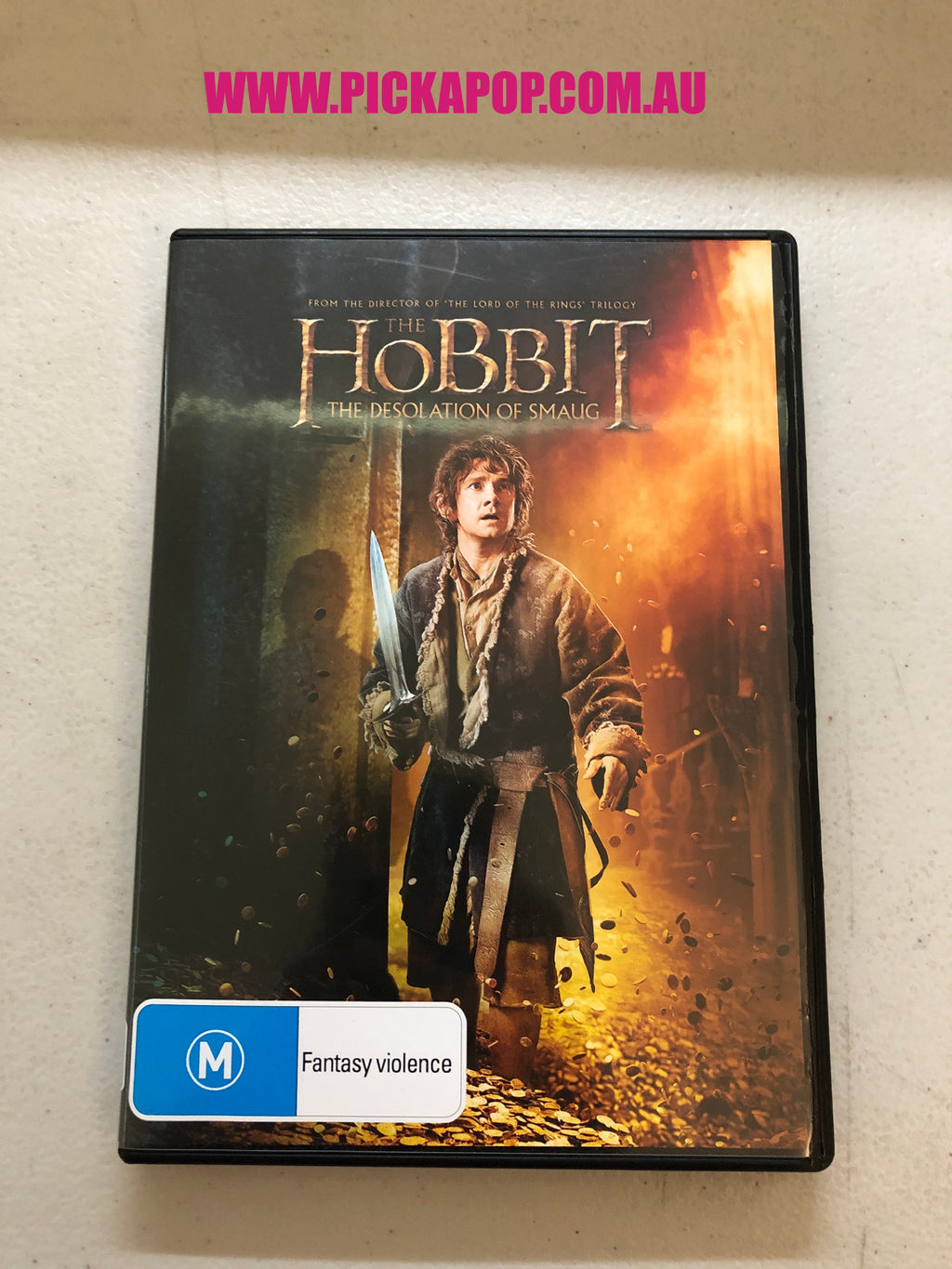 THE HOBBIT THE DESOLATION OF SMAUG - PAL Region 4 - DVD Cleaned and Tested