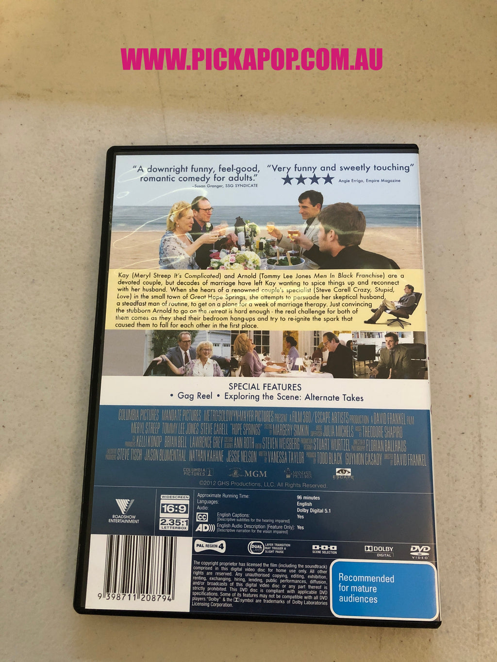 HOPE SPRINGS - PAL Region 4 - DVD Cleaned and Tested