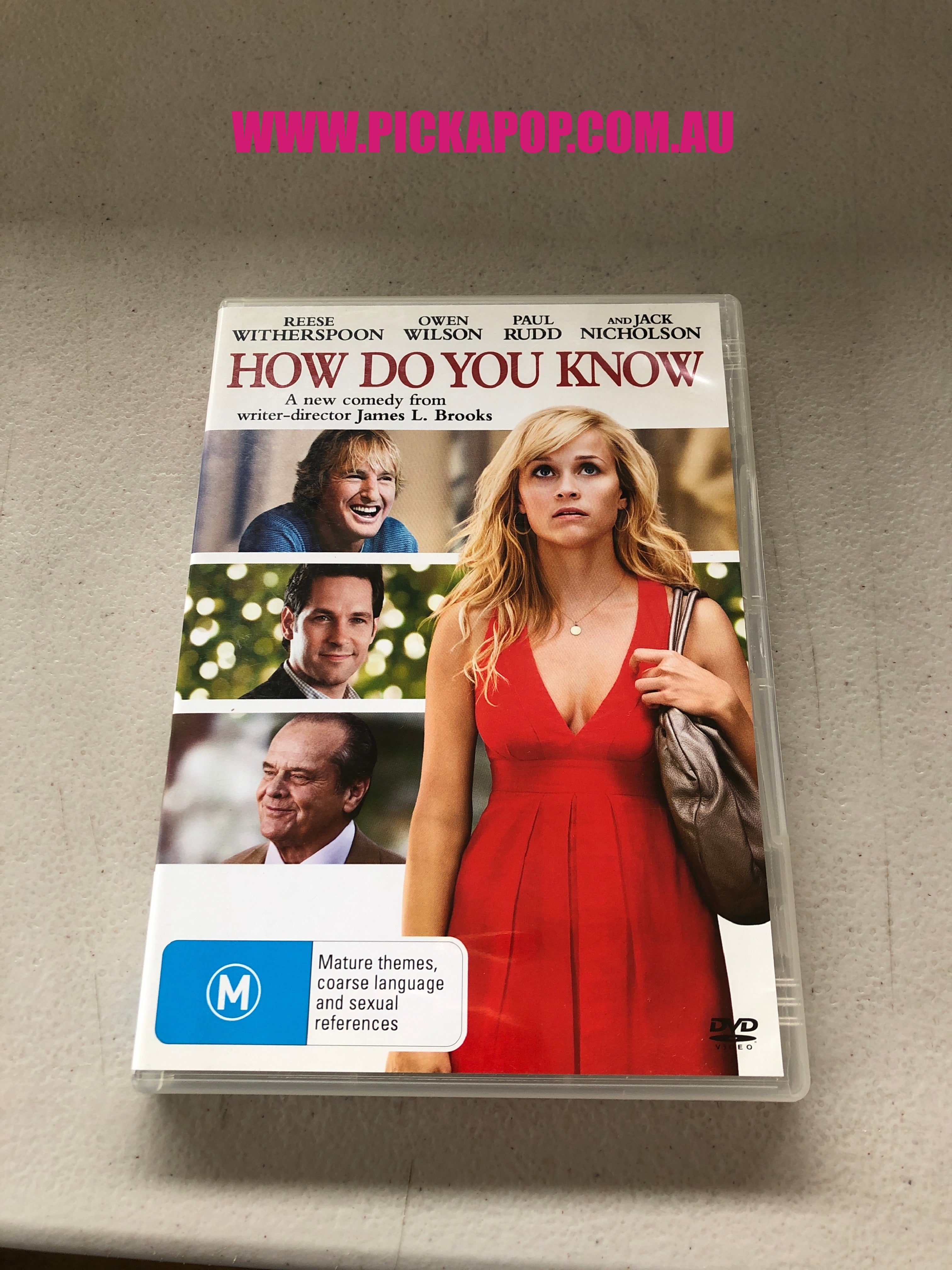 HOW DO YOU KNOW - PAL Region 4 - DVD Cleaned and Tested