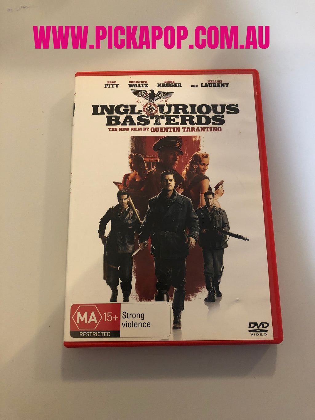 INGLOURIOUS BASTERDS - PAL Region 4 - DVD Cleaned and Tested