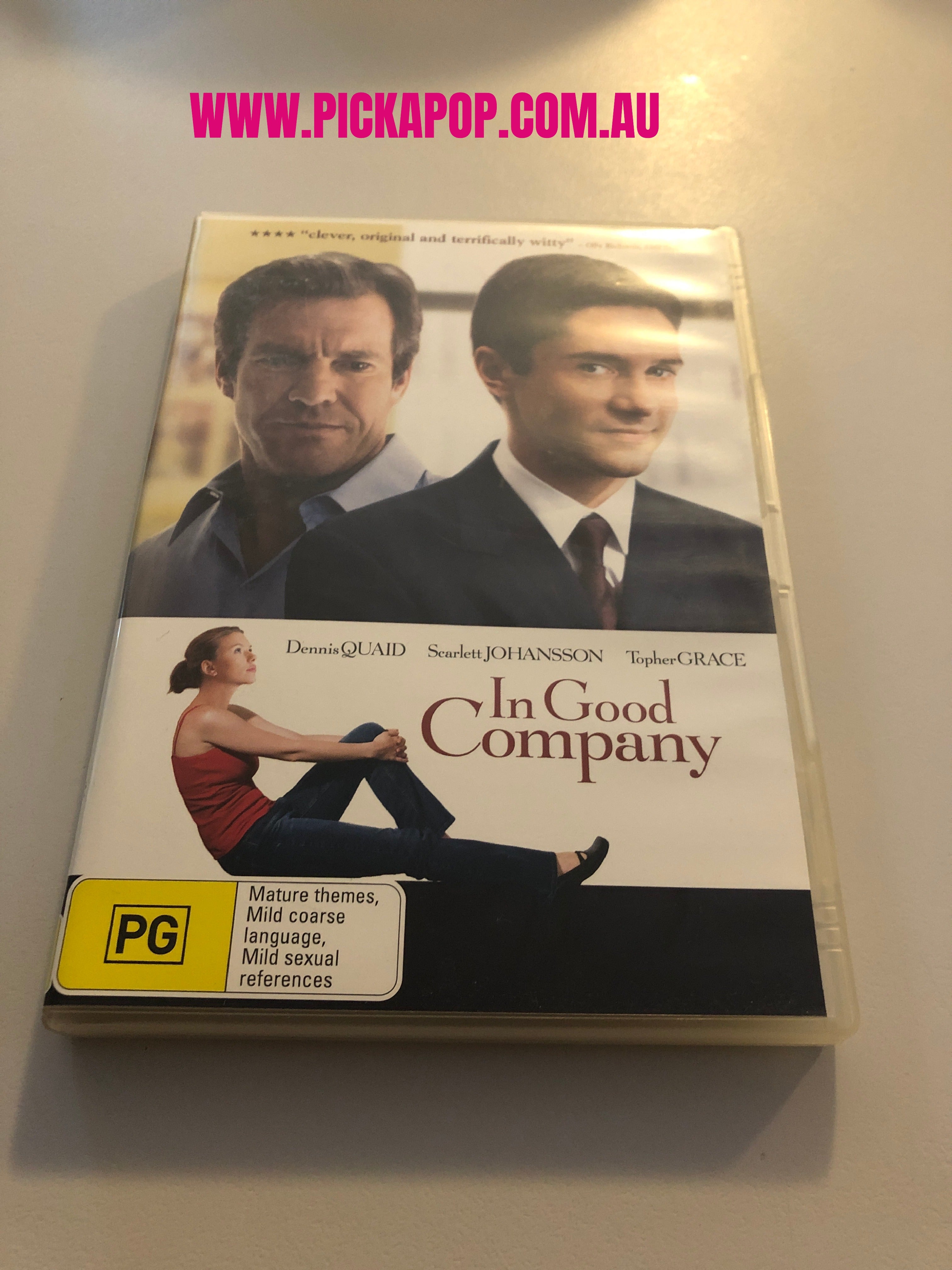 IN GOOD COMPANY - (PAL Region 4) DVD Cleaned and Tested