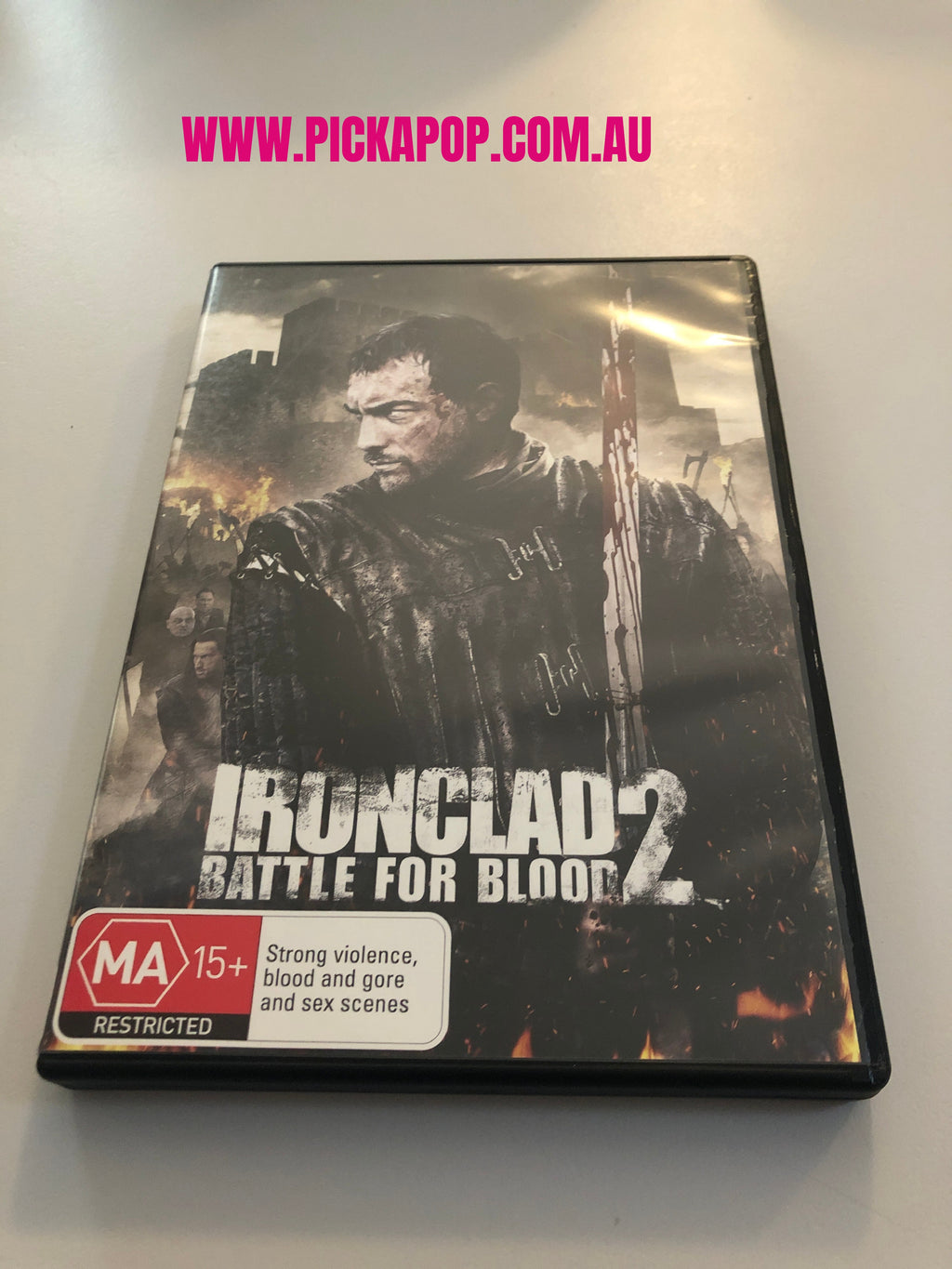 IRONCLAD 2 BATTLE FOR BLOOD - (PAL Region 4) DVD Cleaned and Tested