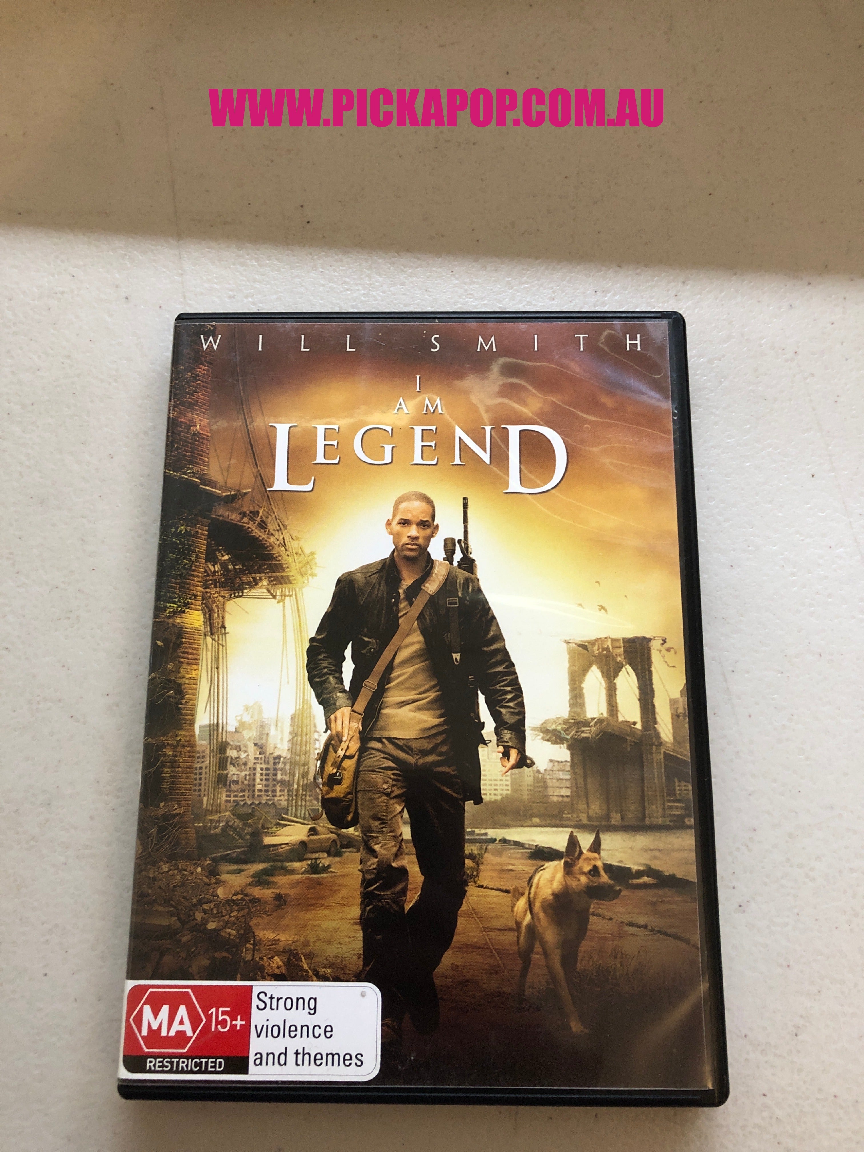 I AM LEGEND -  PAL Region 4 - DVD Cleaned and Tested