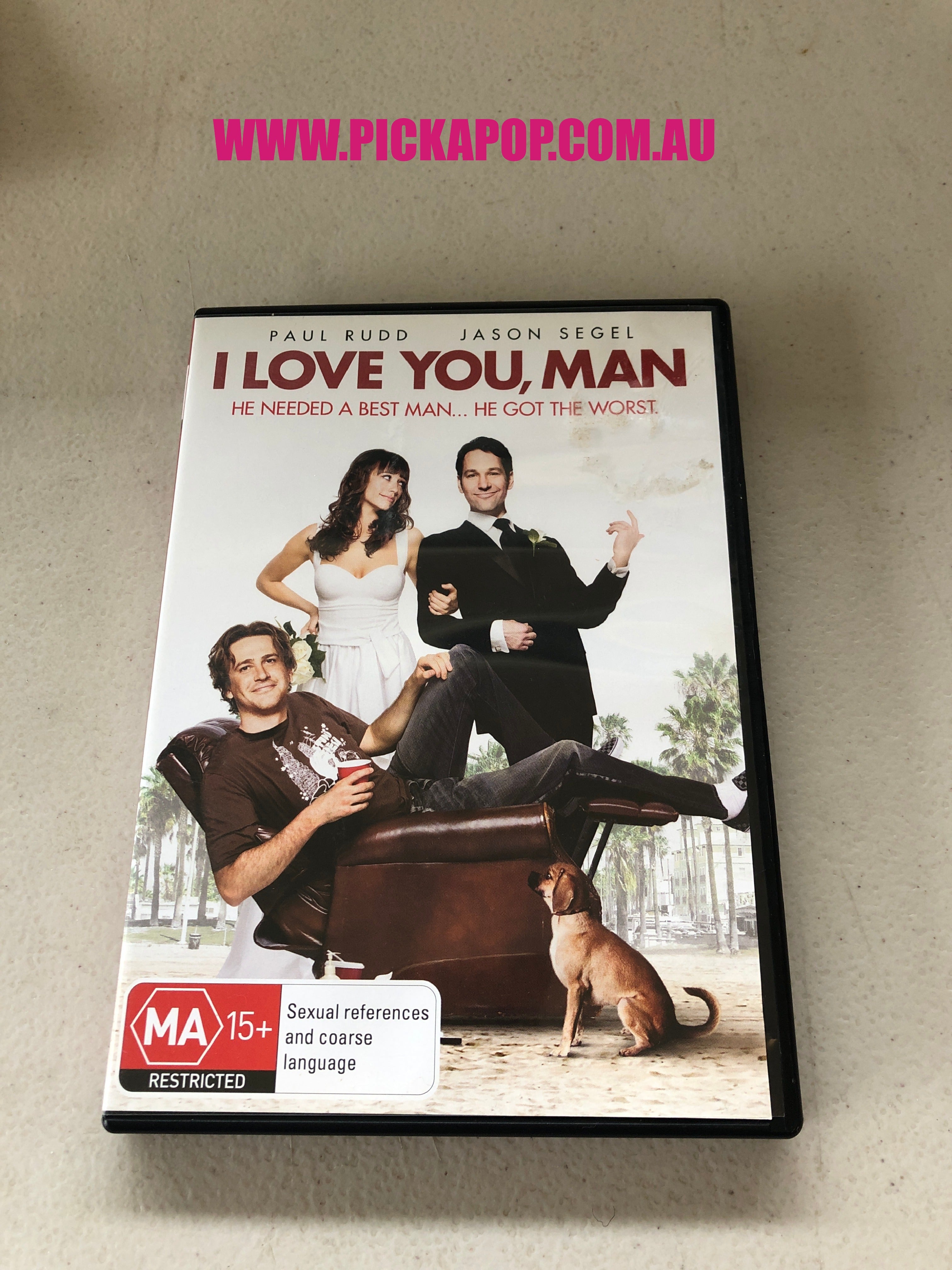 I LOVE YOU,MAN - PAL Region 4 - DVD Cleaned and Tested