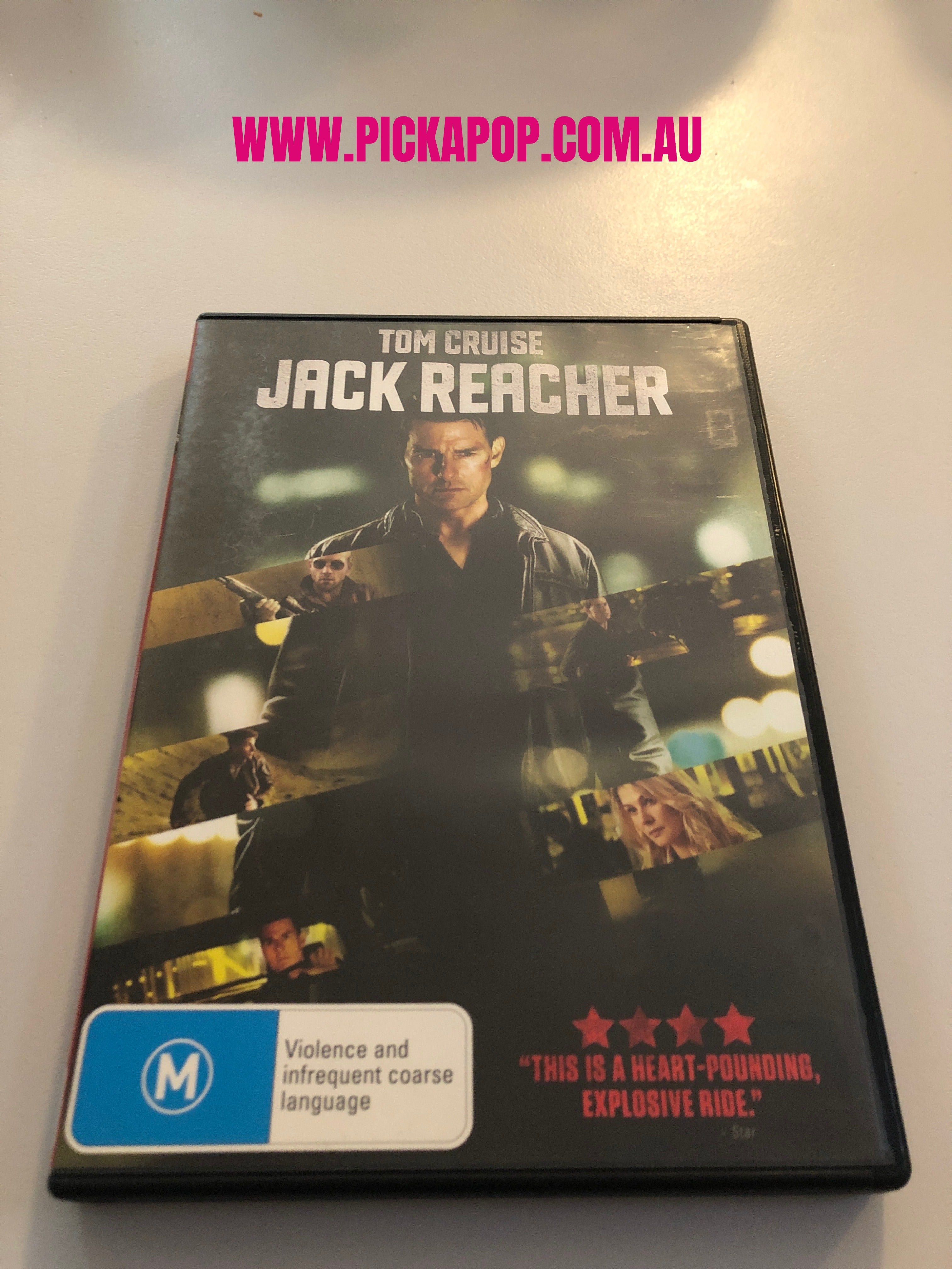 JACK REACHER - (PAL Region 4) DVD Cleaned and Tested