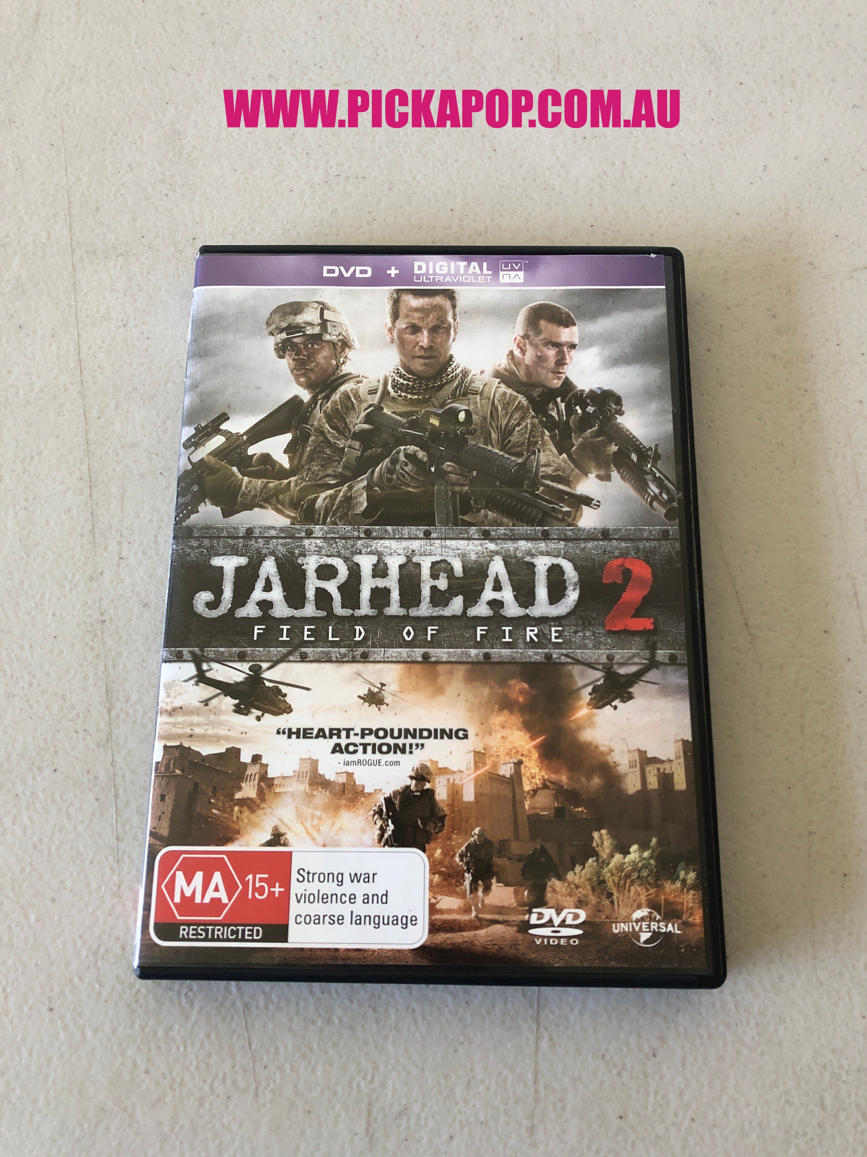 JARHEAD 2 FIELD OF FIRE - PAL Region 4 - DVD Cleaned and Tested