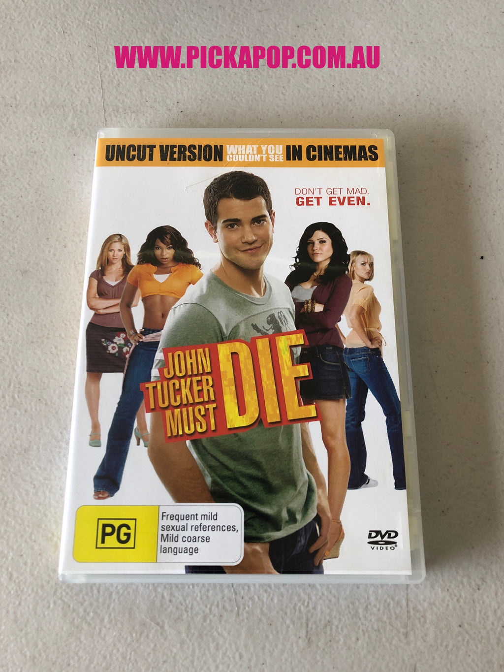 JOHN TUCKER MUST DIE - PAL Region 4 - DVD Cleaned and Tested