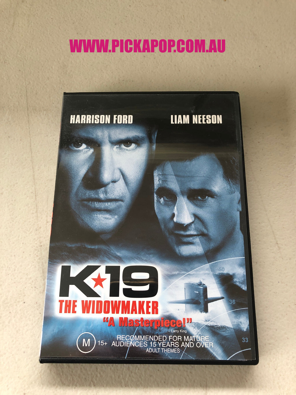 K19 THE WIDOWMAKER - PAL Region 4 - DVD Cleaned and Tested