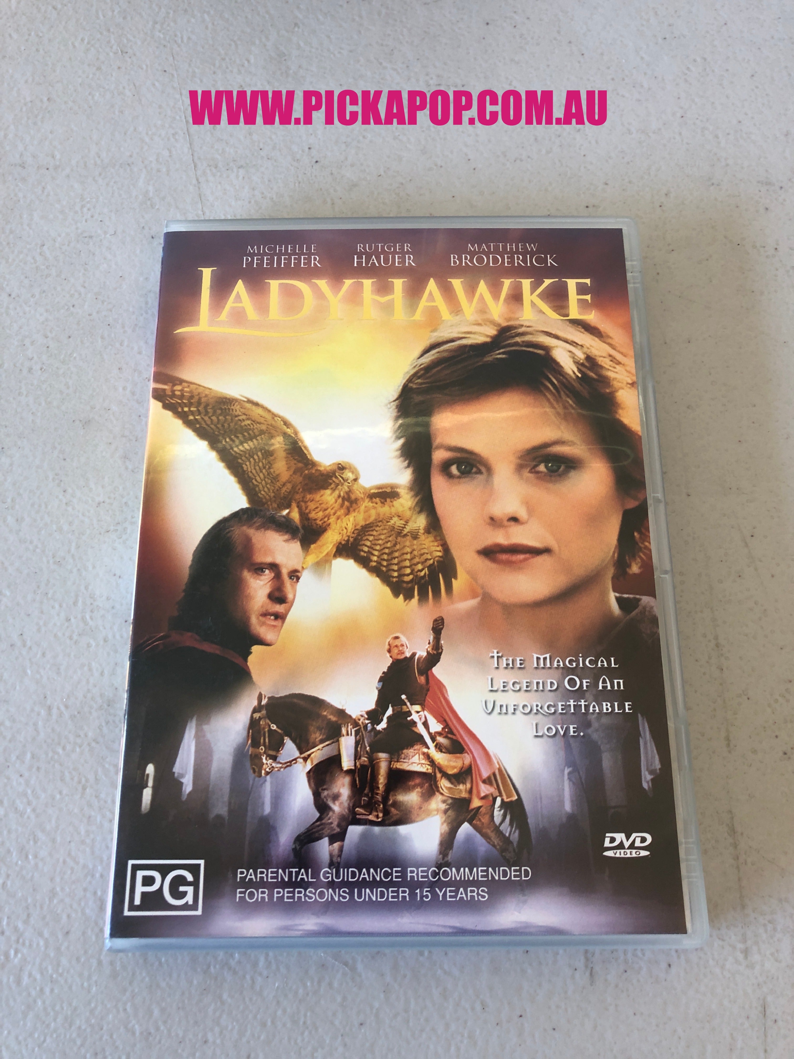 LADYHAWKE - PAL Region 4 - DVD Cleaned and Tested