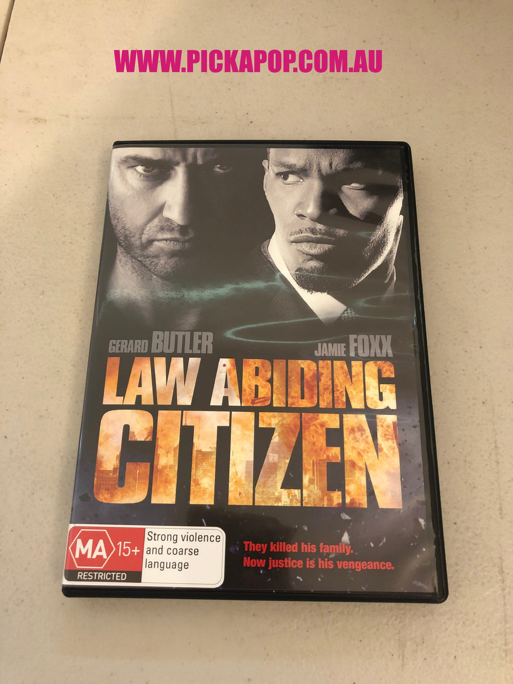 LAW ABIDING CITIZEN - PAL Region 4 - DVD Cleaned and Tested