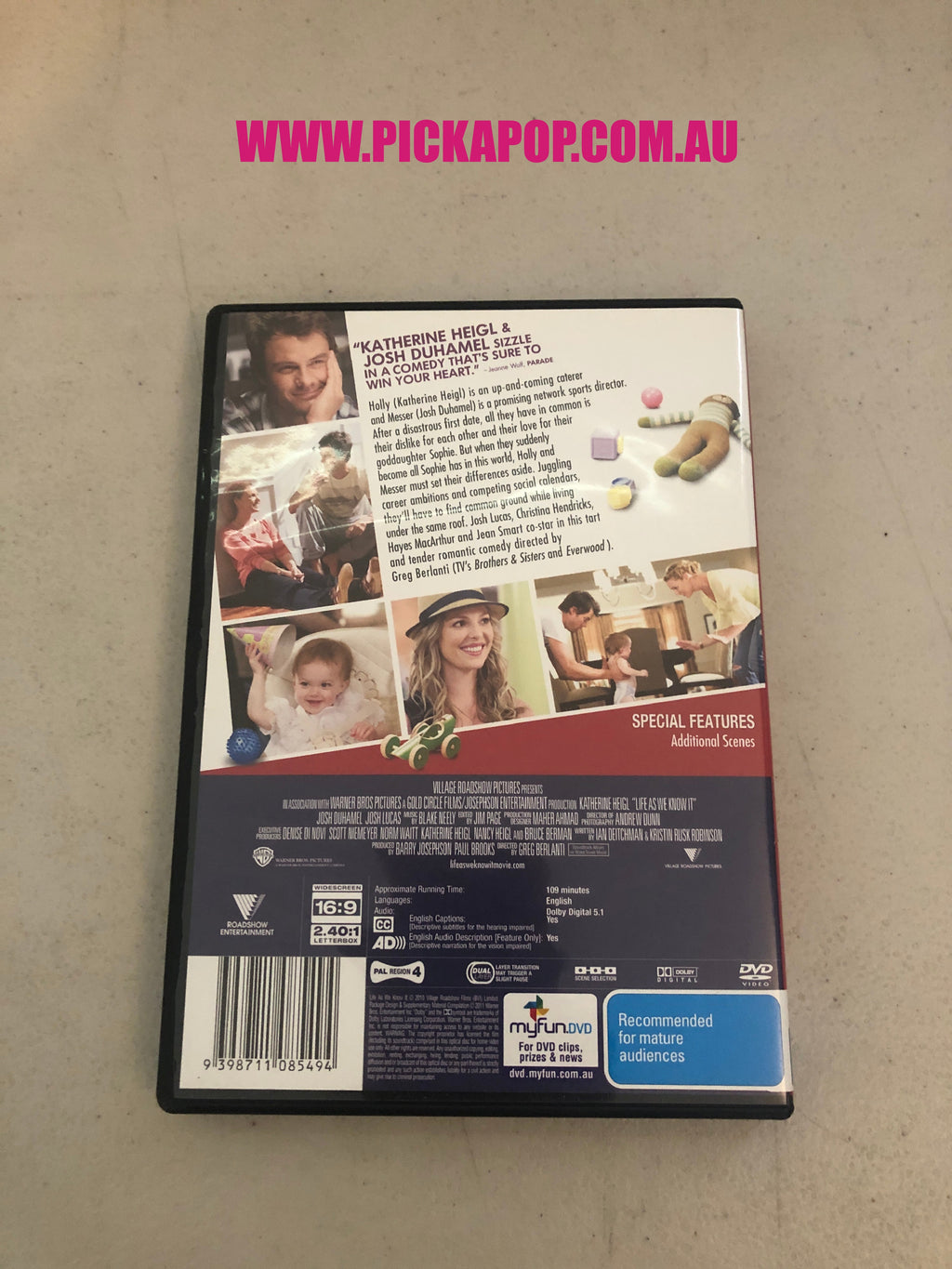 LIFE OR SOMETHING LIKE IT  - PAL Region 4 - DVD Cleaned and Tested