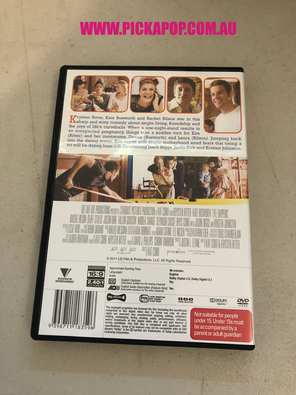 LIFE HAPPENS - PAL Region 4 - DVD Cleaned and Tested