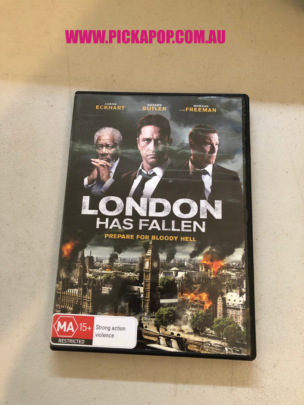 LONDON HAS FALLEN - PAL Region 4 - DVD Cleaned and Tested