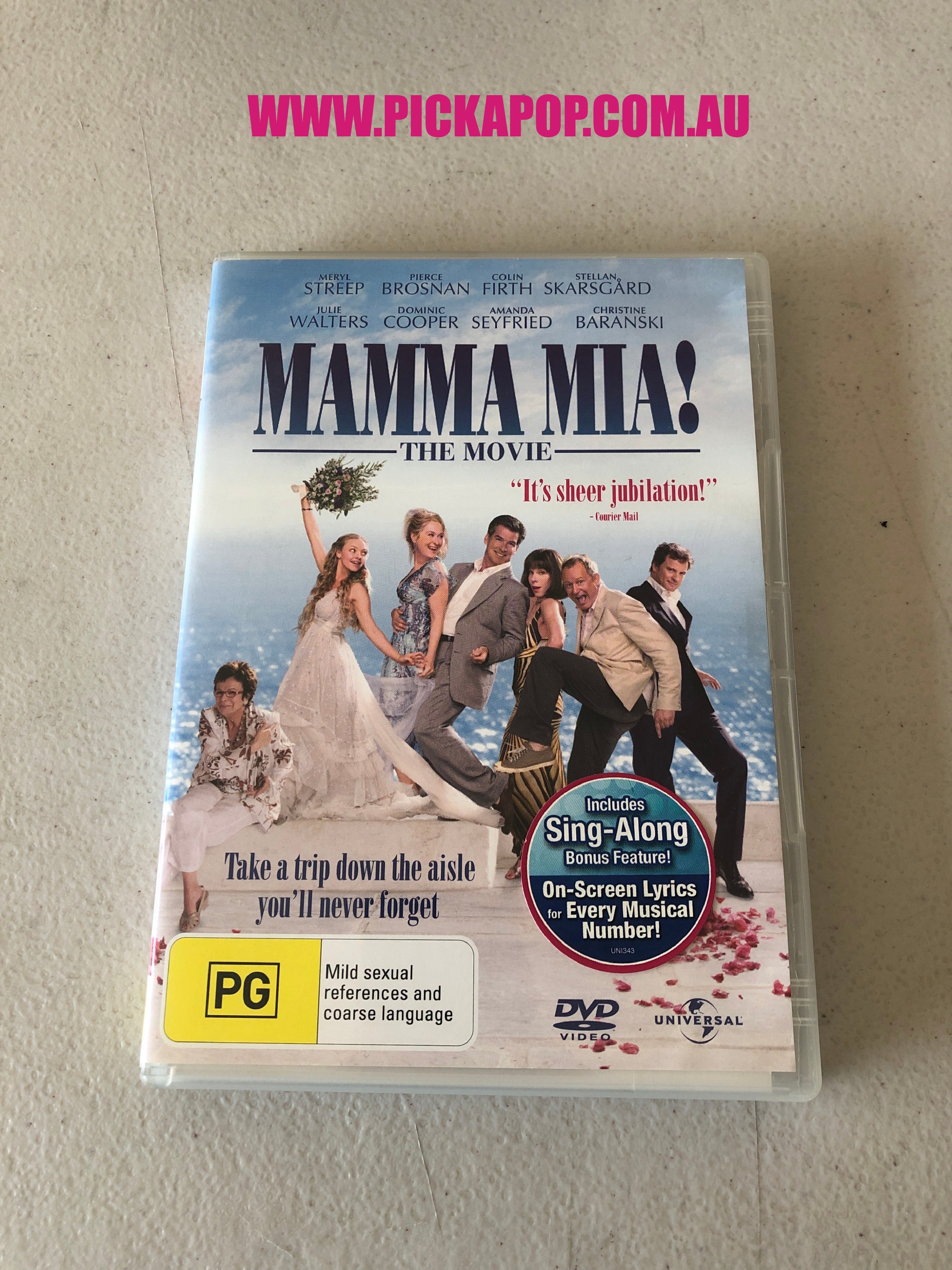 MAMA MIA - PAL Region 4 - DVD Cleaned and Tested