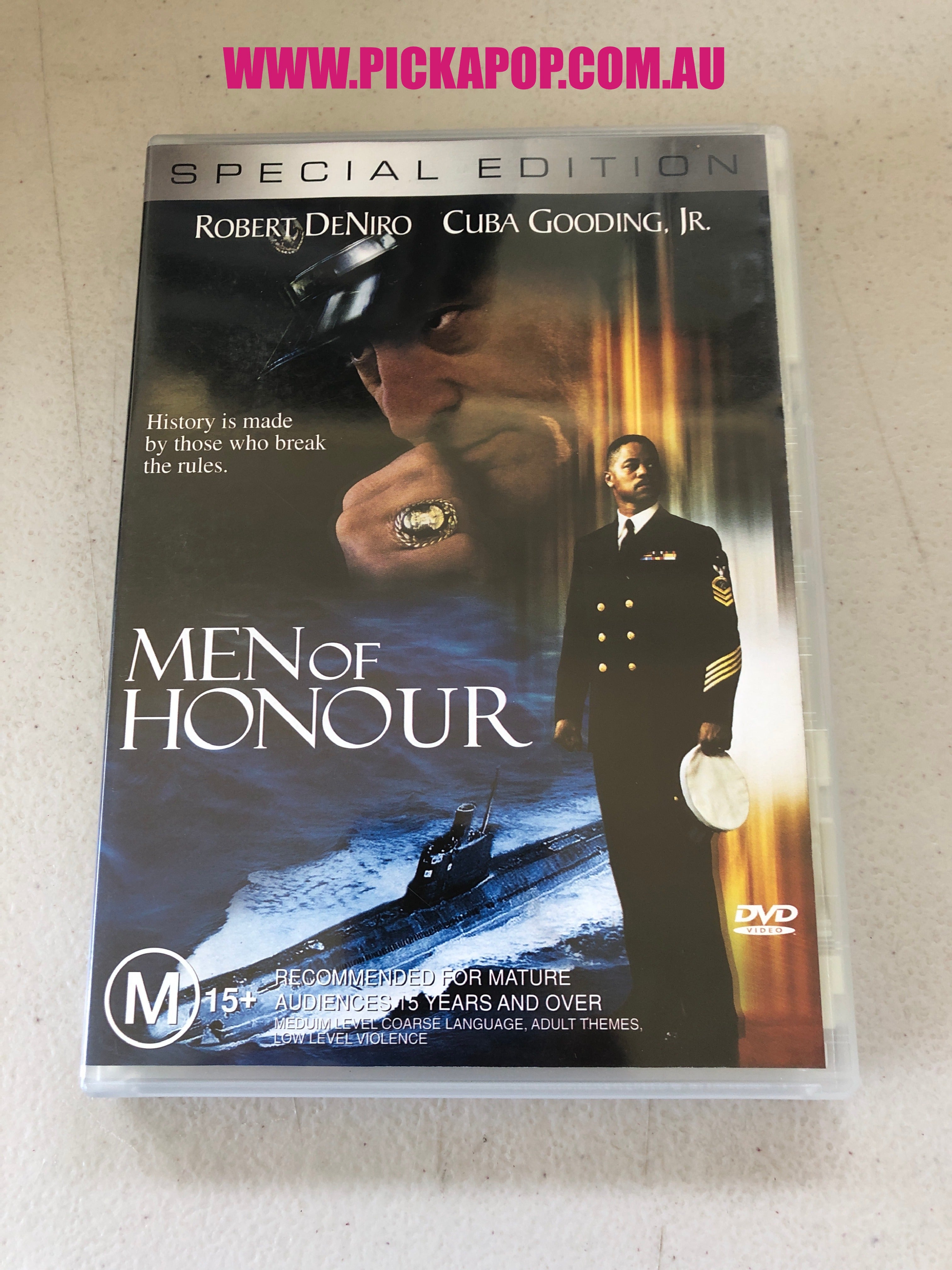 MEN OF HONOUR - PAL Region 4 - DVD Cleaned and Tested