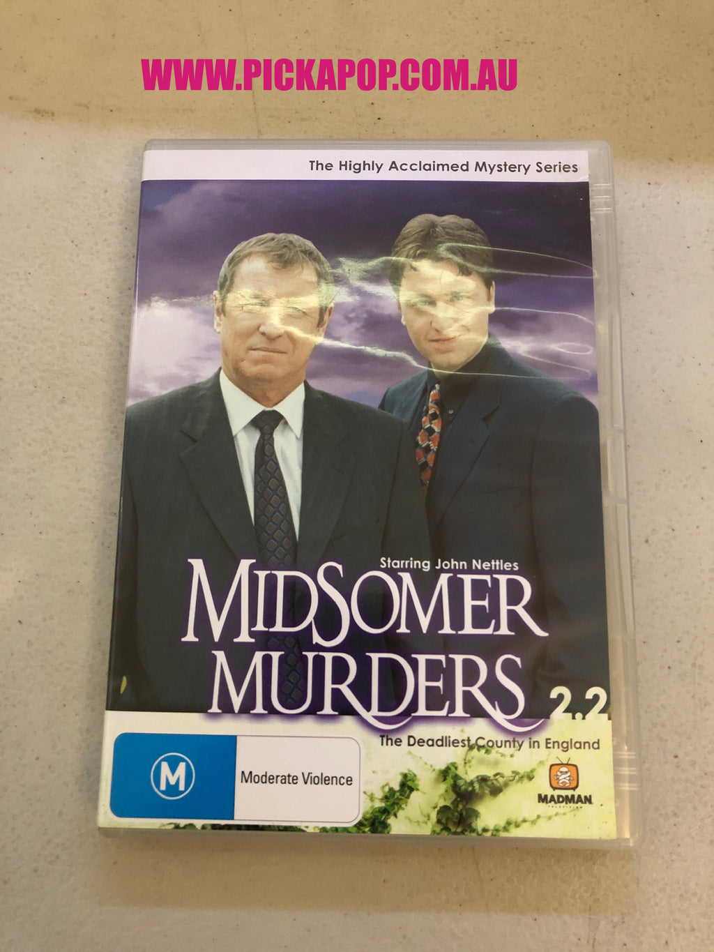 MIDSOMER MURDERS THE DEADLIEST COUNTRY IN ENGLAND - PAL Region 4 - DVD Cleaned and Tested