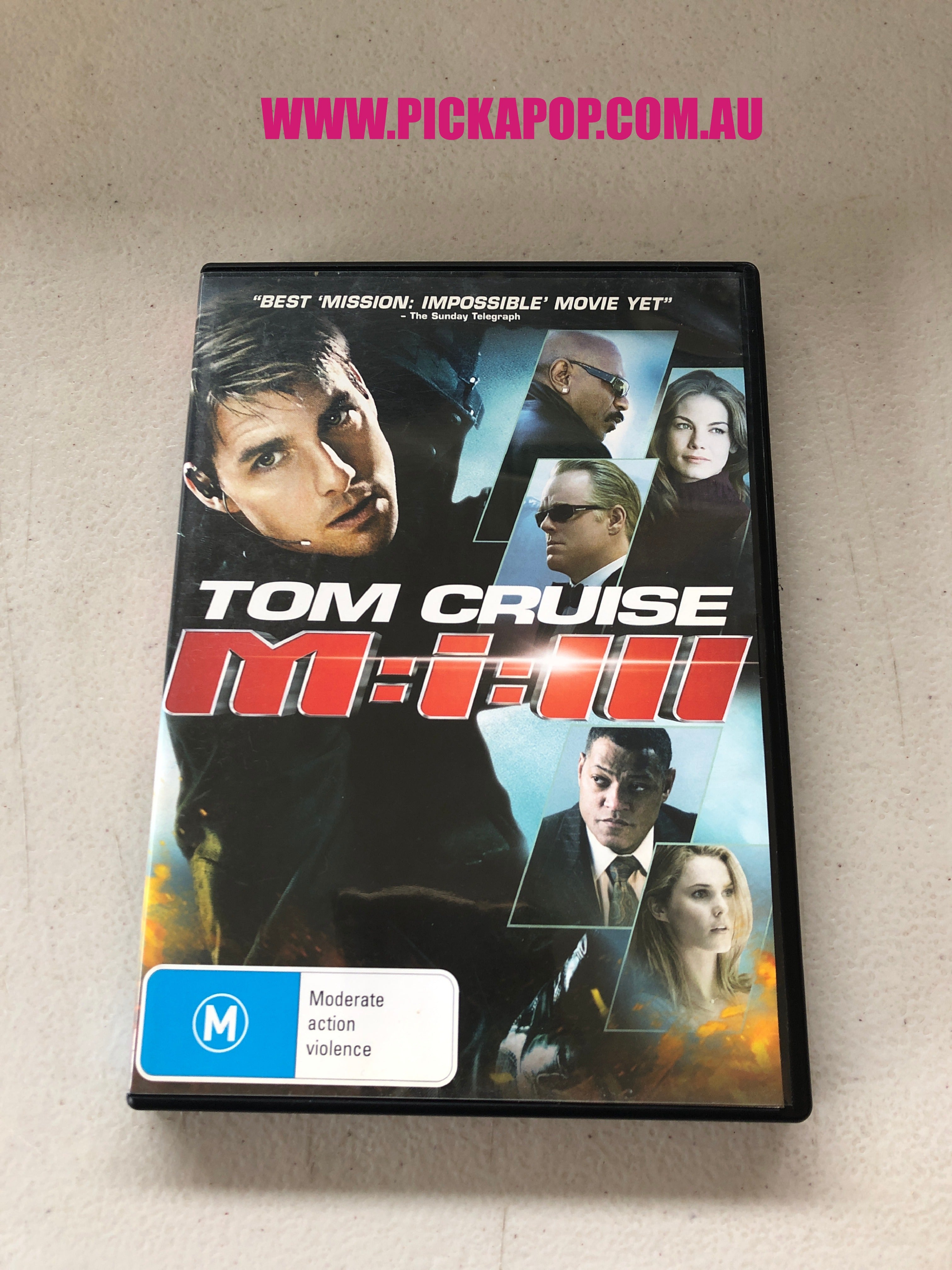 MISSION IMPOSSIBLE 111- PAL Region 4 - DVD Cleaned and Tested