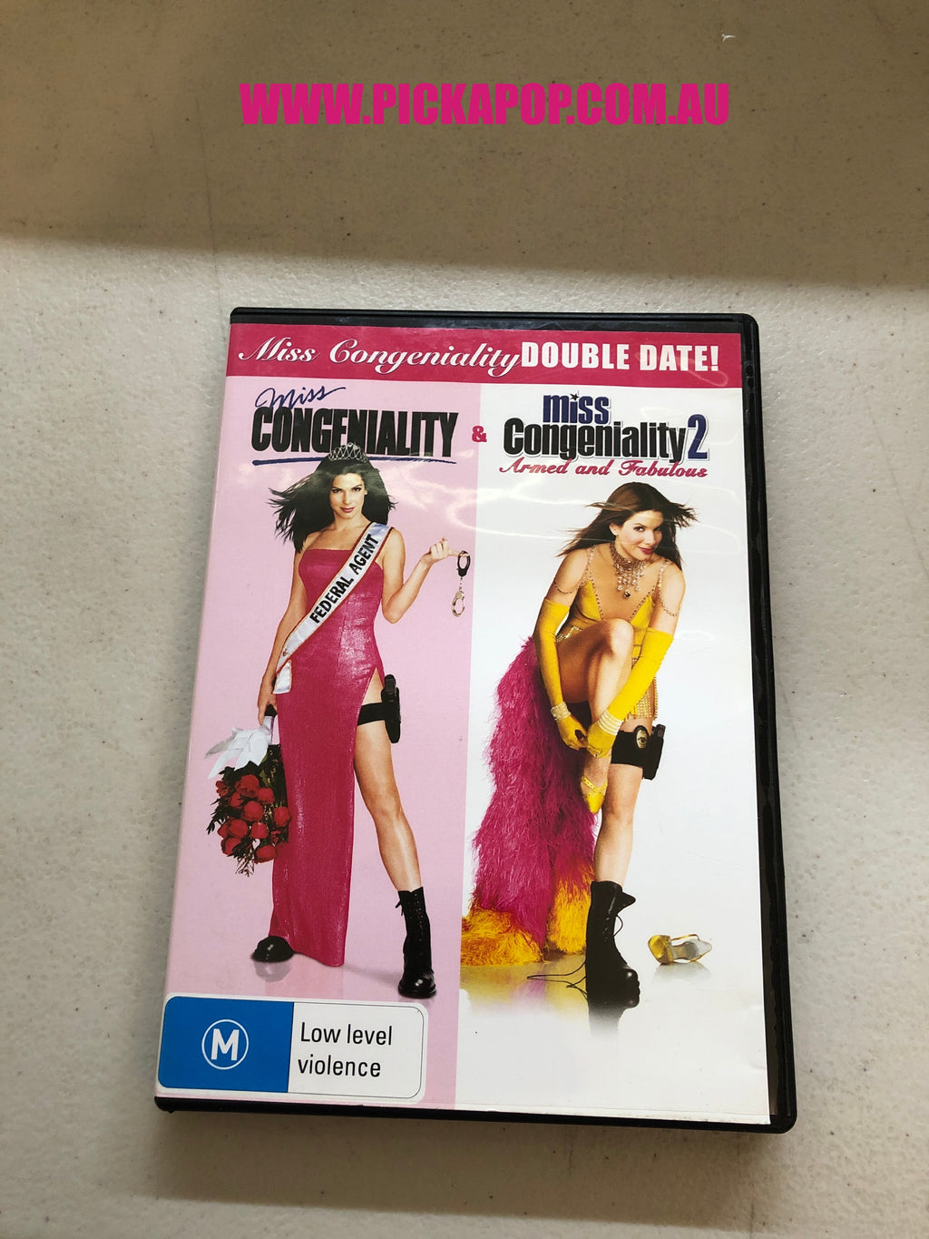 MISS CONGENIALITY & MISS CONGENIALITY 2 - PAL Region 4 - DVD Cleaned and Tested