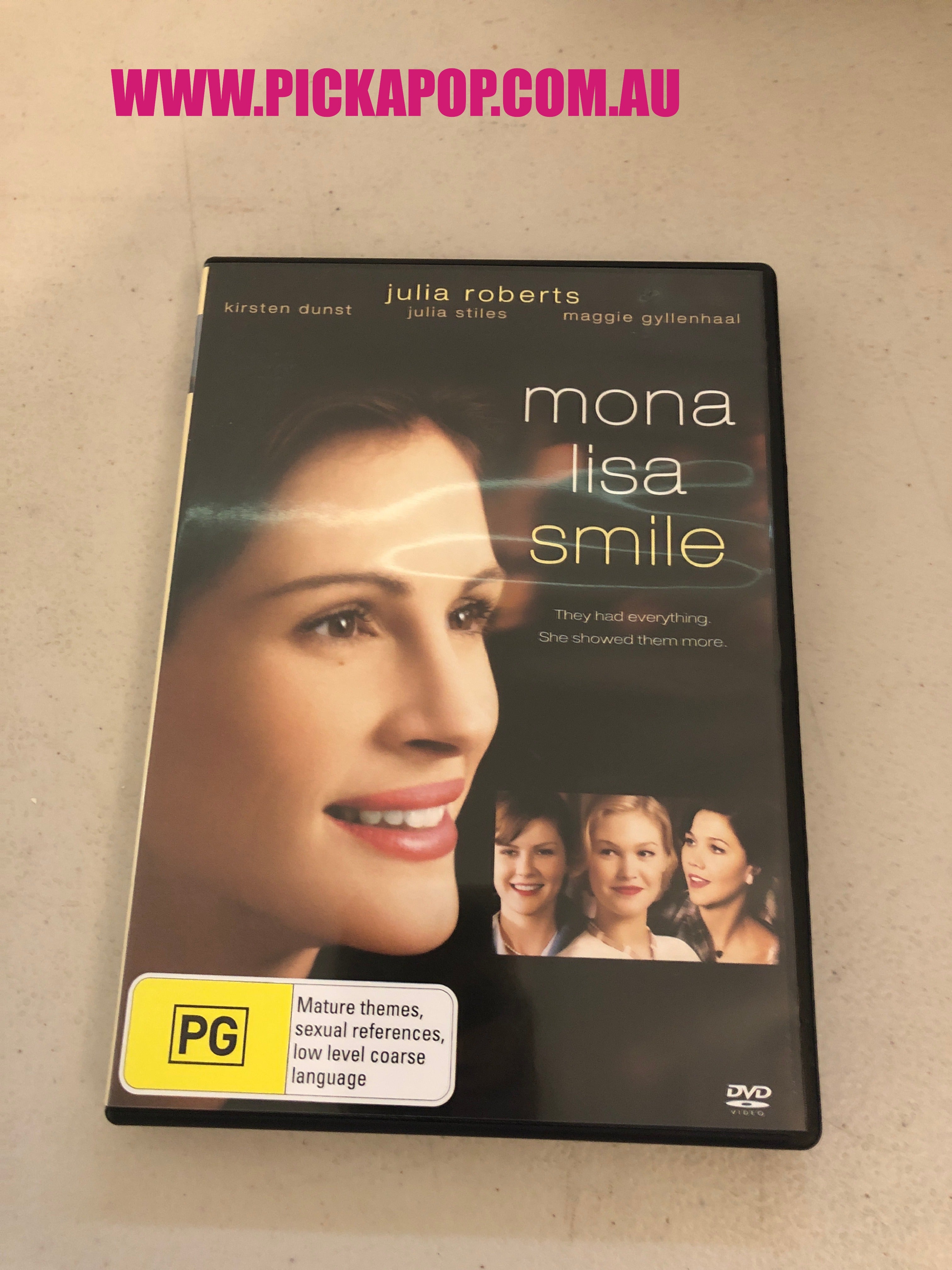 MONA LISA SMILE - PAL Region 4 - DVD Cleaned and Tested