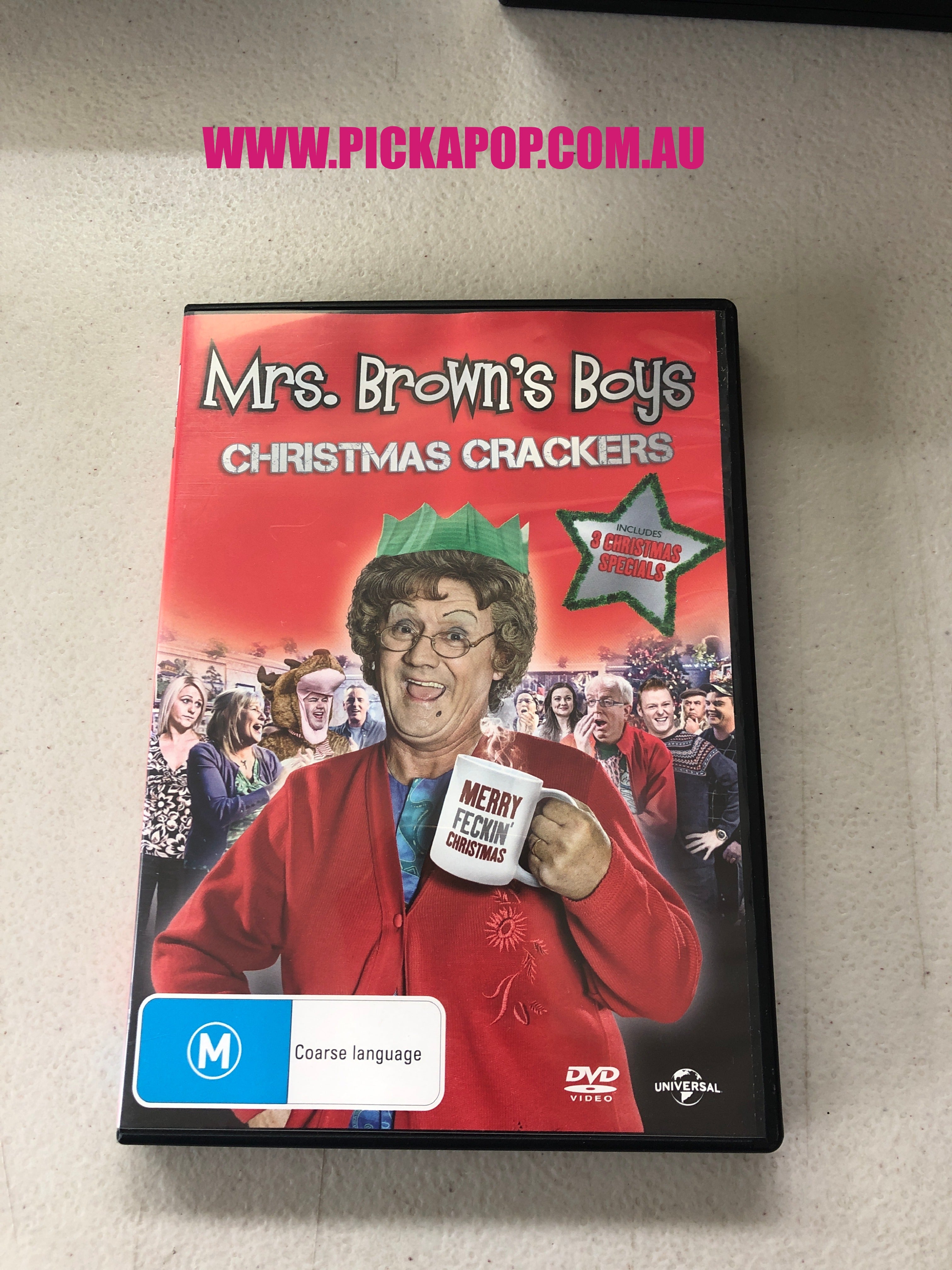 MRS BROWN BOYS CHRISTMAS CRACKERS - PAL Region 4 - DVD Cleaned and Tested