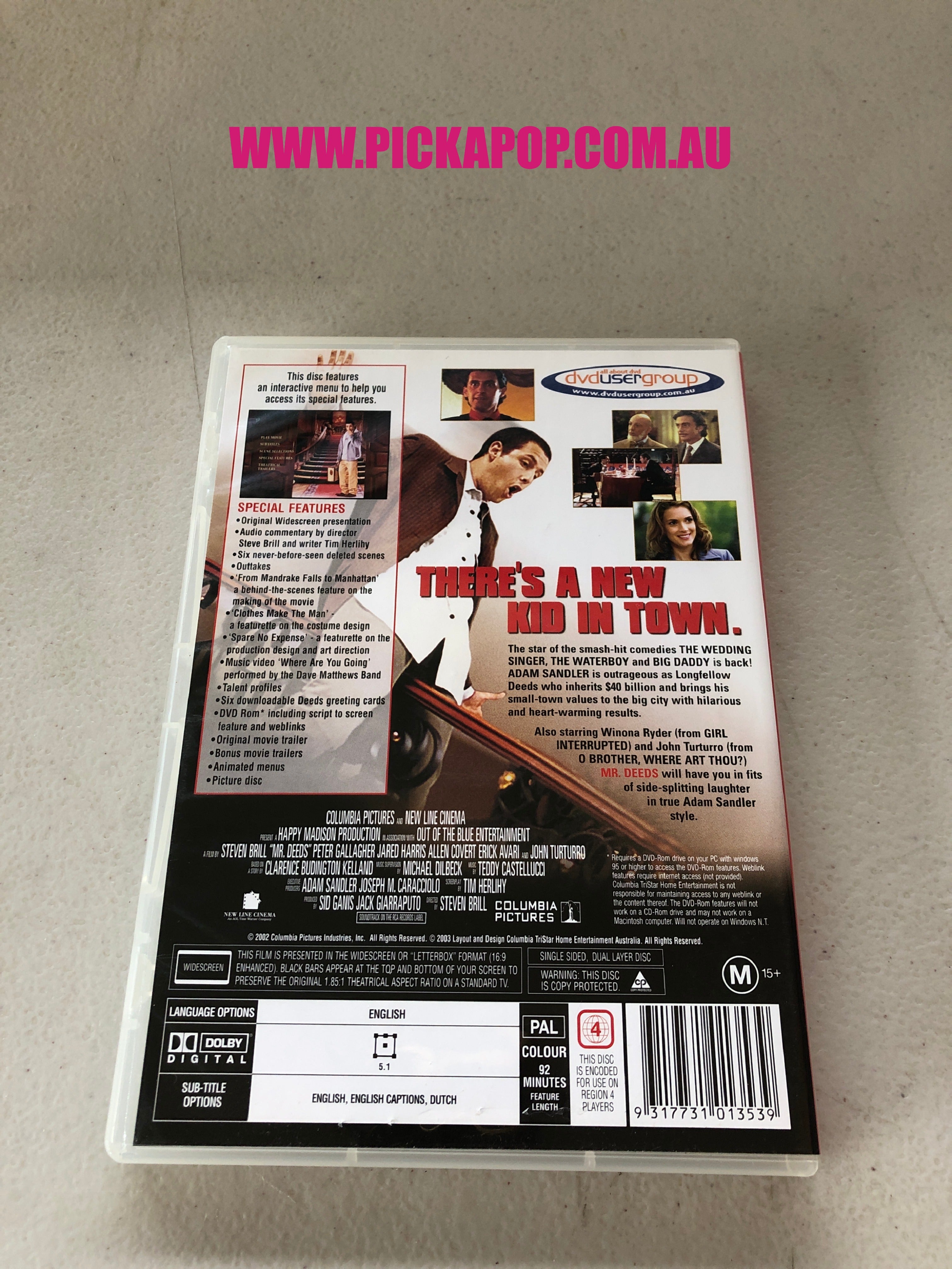 MR DEEDS - PAL Region 4 - DVD Cleaned and Tested