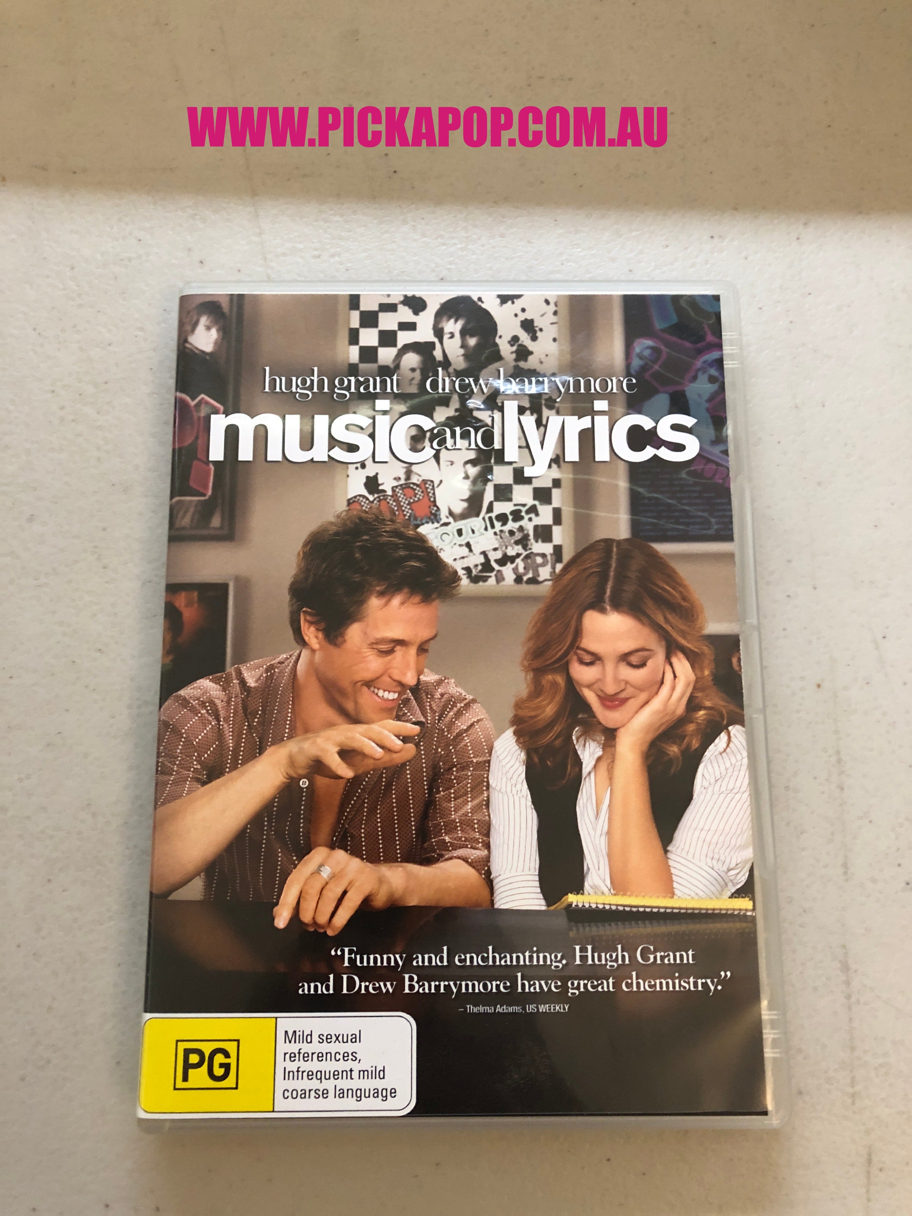MUSIC AND LYRICS - PAL Region 4 - DVD Cleaned and Tested