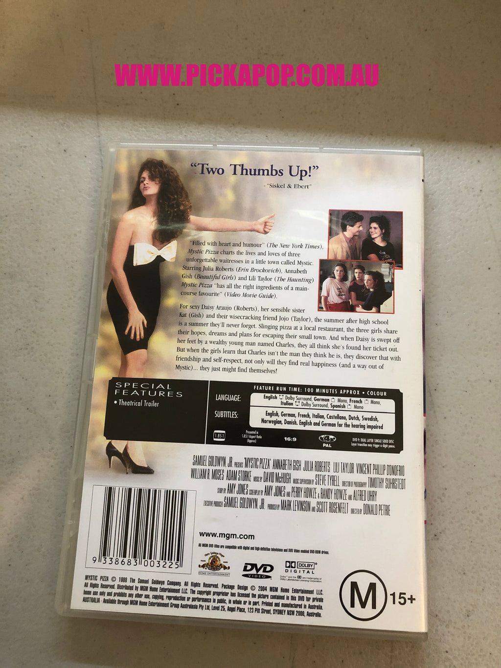 MYSTIC PIZZA - PAL Region 4 - DVD Cleaned and Tested