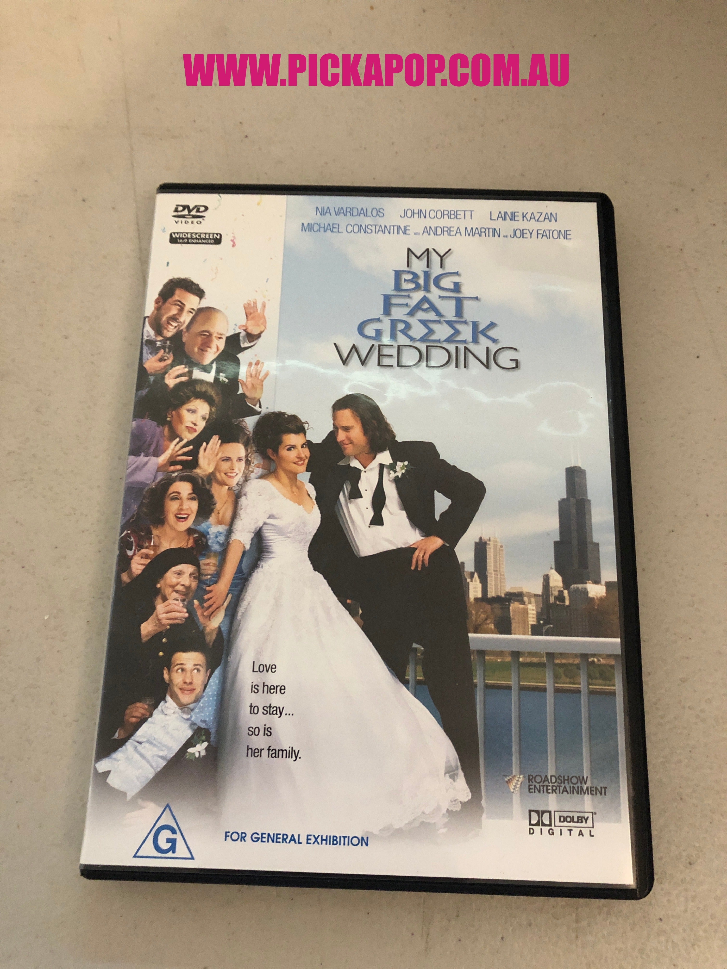 MY BIG FAT GREEK WEDDING - PAL Region 4 - DVD Cleaned and Tested