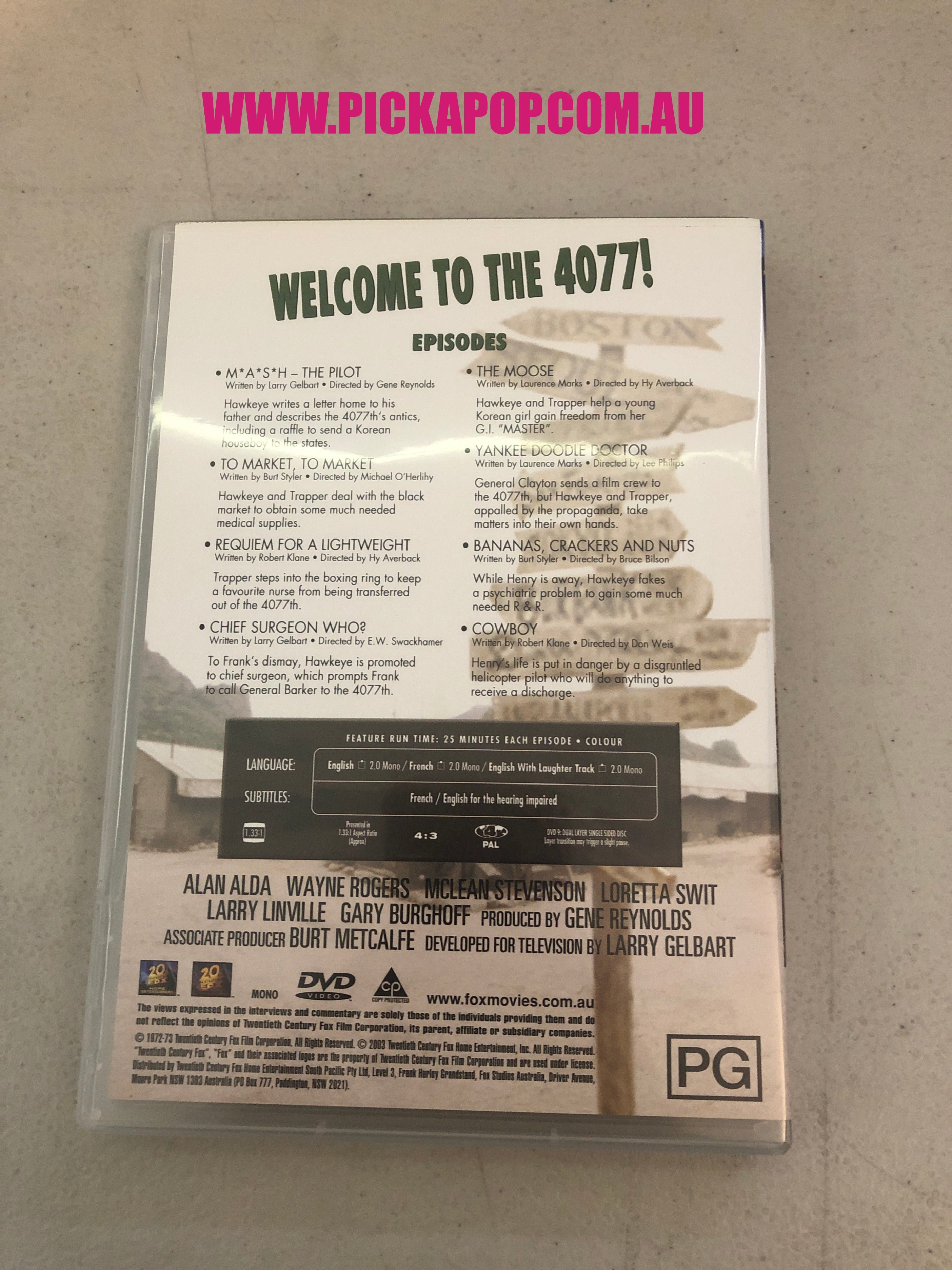 M A S H - PAL Region 4 - DVD Cleaned and Tested