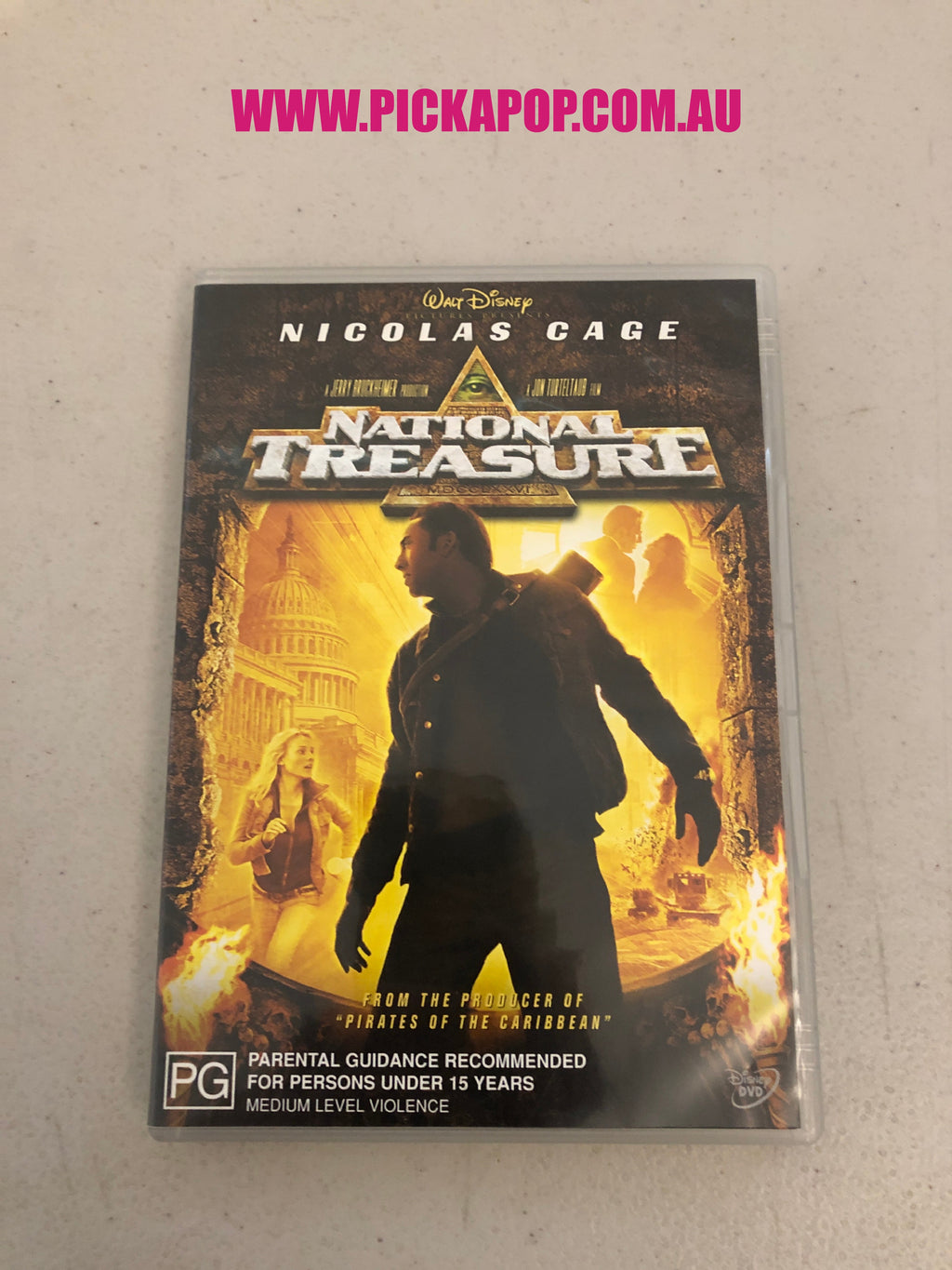 NATIONAL TREASURE - PAL Region 4 - DVD Cleaned and Tested