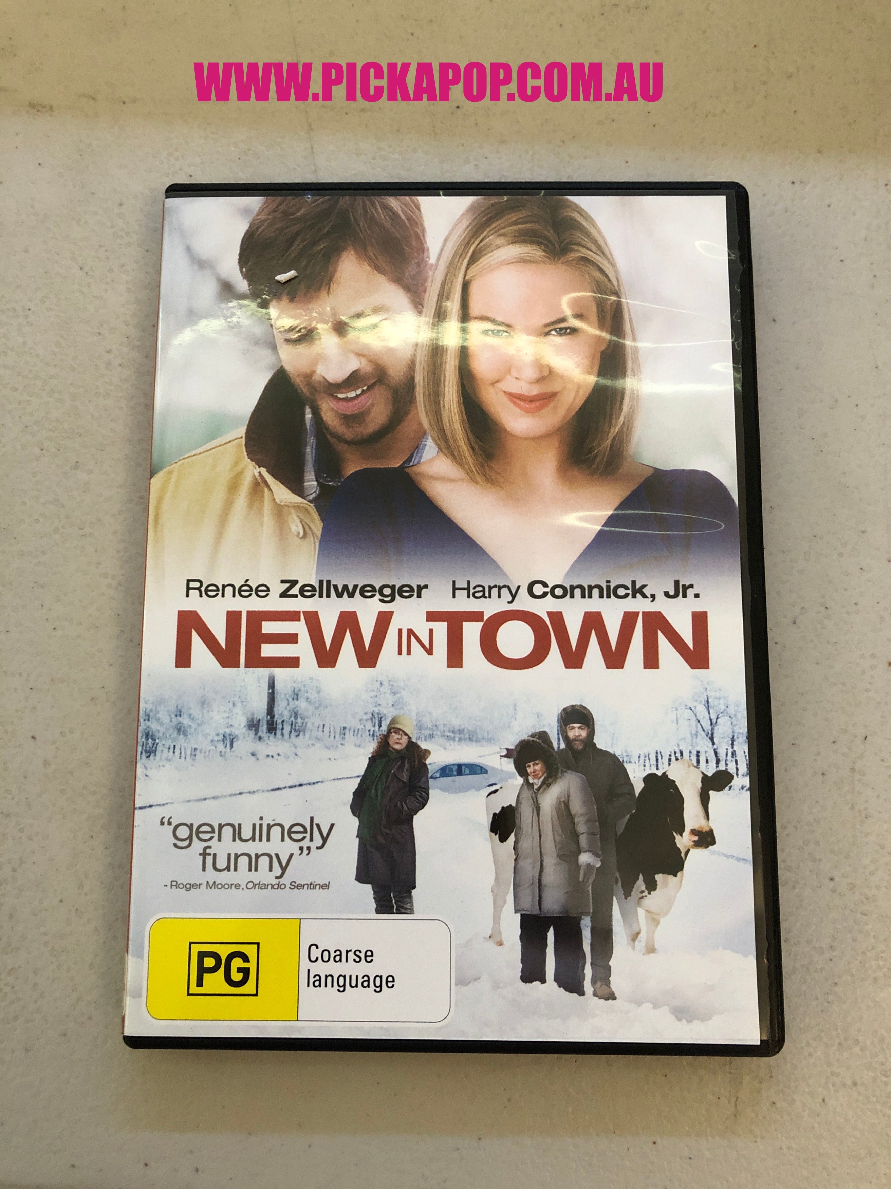 NEW IN TOWN - PAL Region 4 - DVD Cleaned and Tested